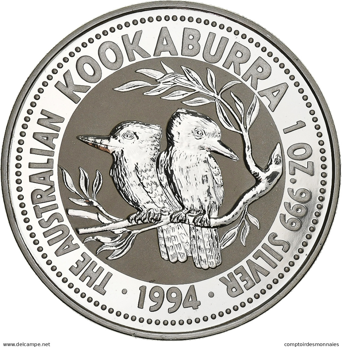 Australie, Elizabeth II, 1 Dollar, Australian Kookaburra, 1994, 1 Oz, Argent - Silver Bullions