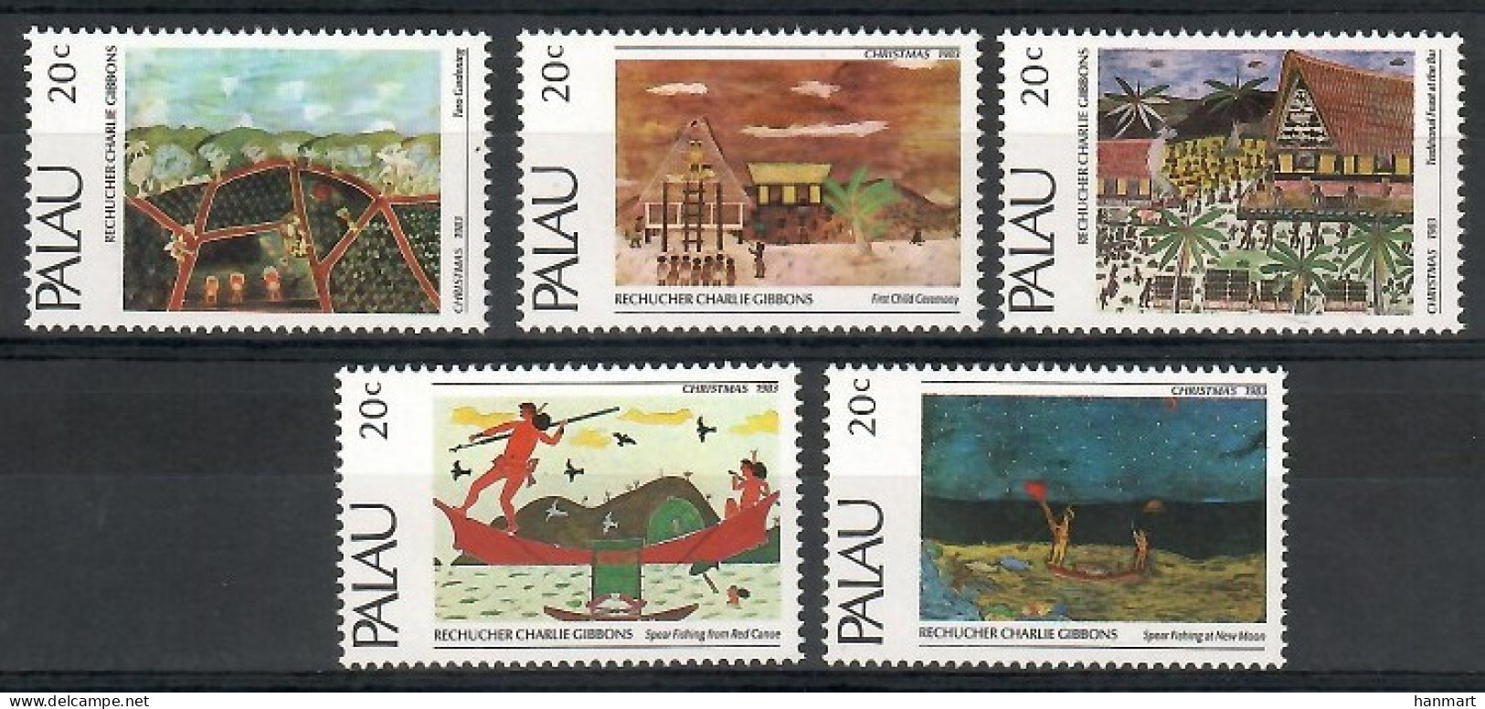 Palau 1983 Mi 24-28 MNH  (ZS7 PAL24-28) - Autres & Non Classés