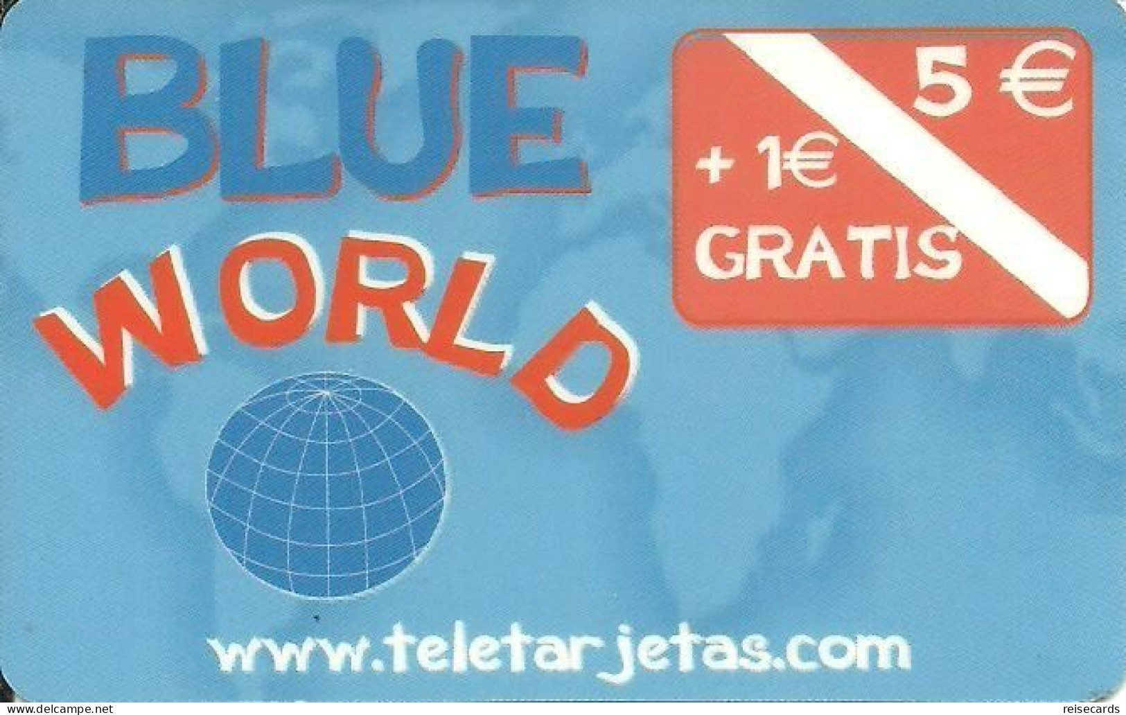 Spain: Prepaid IDT - Blue World 05.08 - Sonstige & Ohne Zuordnung