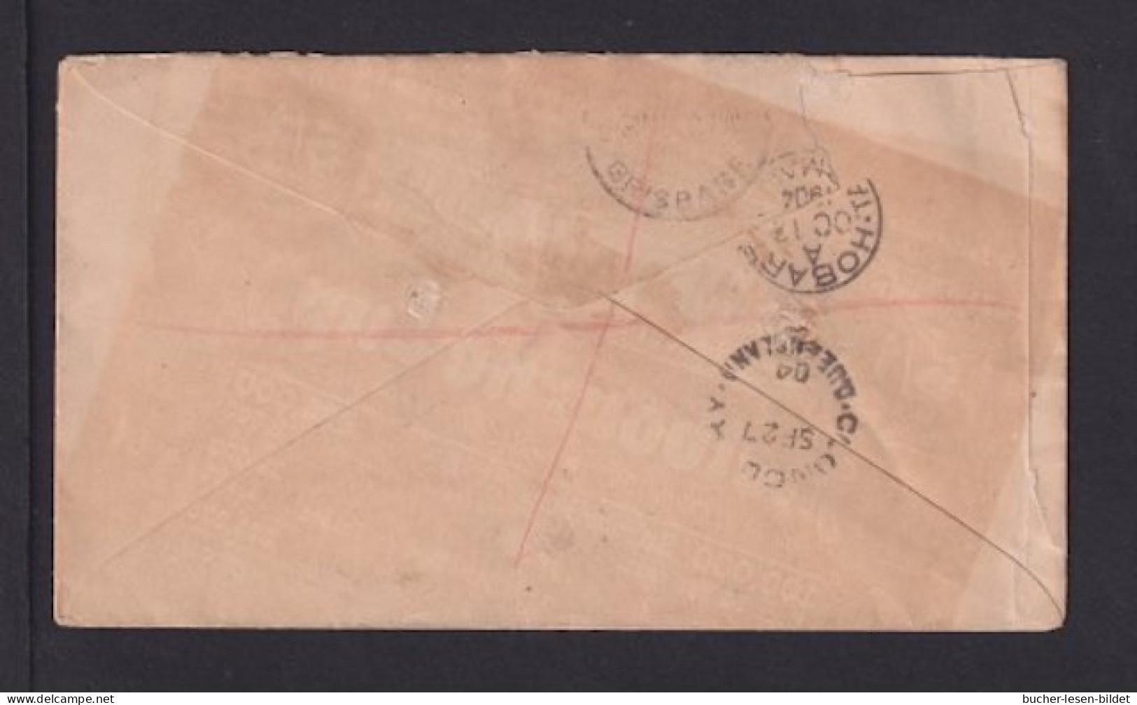 1904 - 1 P. Und 2x 2 P. Auf Einschreibbrief Ab CAMOOWEAL Nach Hobart - Cartas & Documentos