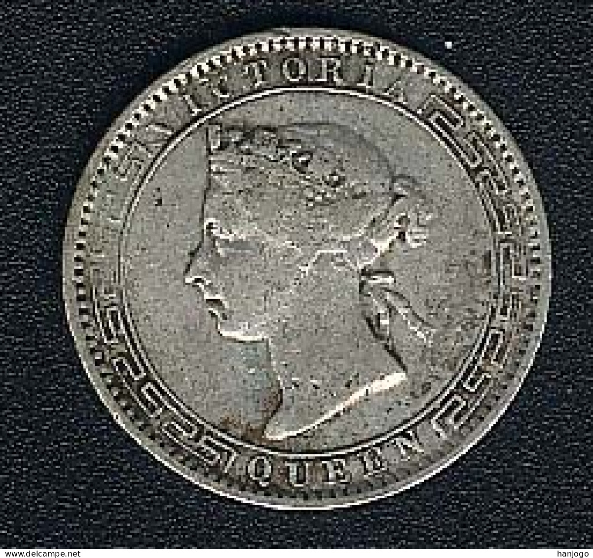 Ceylon (Sri Lanka), 25 Cents 1895, Silber - Sri Lanka