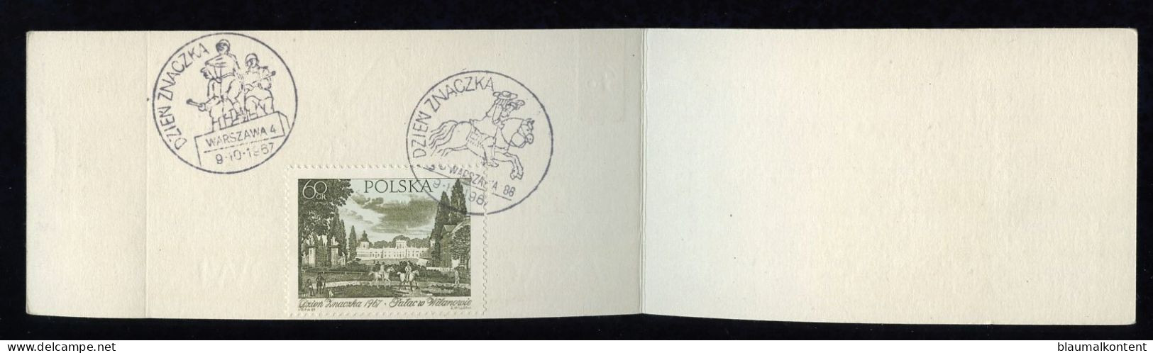 POLAND / POLEN, Lokal Warszawa 1963, Booklet Blank Other Stamps+special Cancellations - Markenheftchen