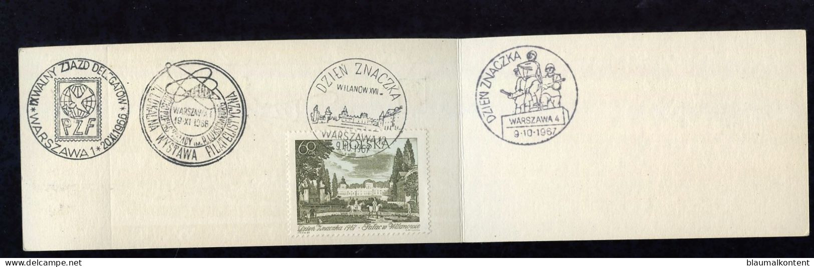 POLAND / POLEN, Lokal Warszawa 1963, Booklet Blank Other Stamps+special Cancellations.. - Cuadernillos