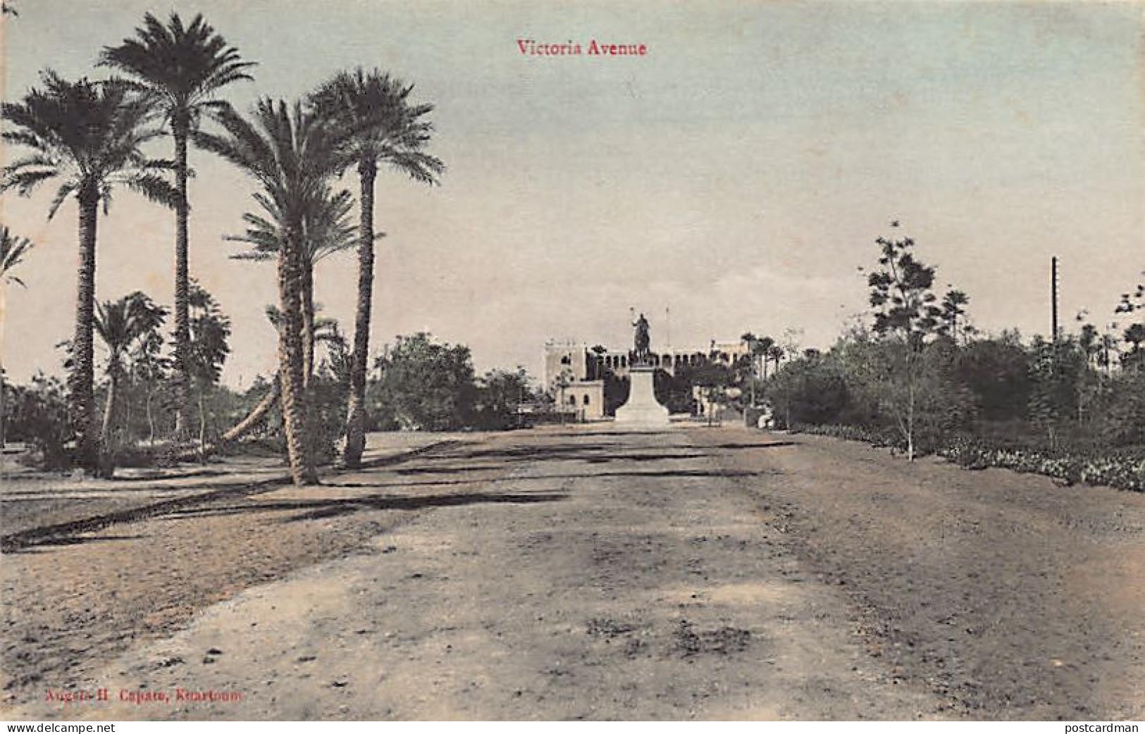 Sudan - KHARTOUM - Victoria Avenue - Publ. Angelo H. Capato 