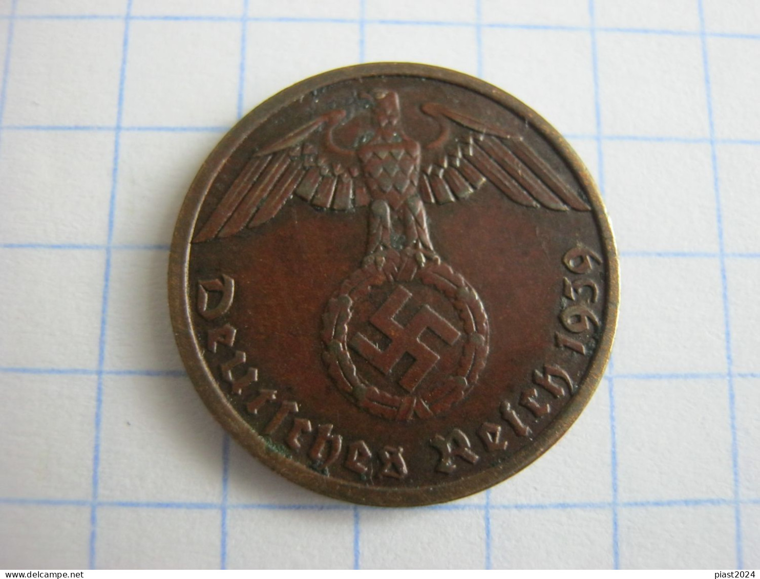 Germany 1 Reichspfennig 1939 A - 1 Reichspfennig