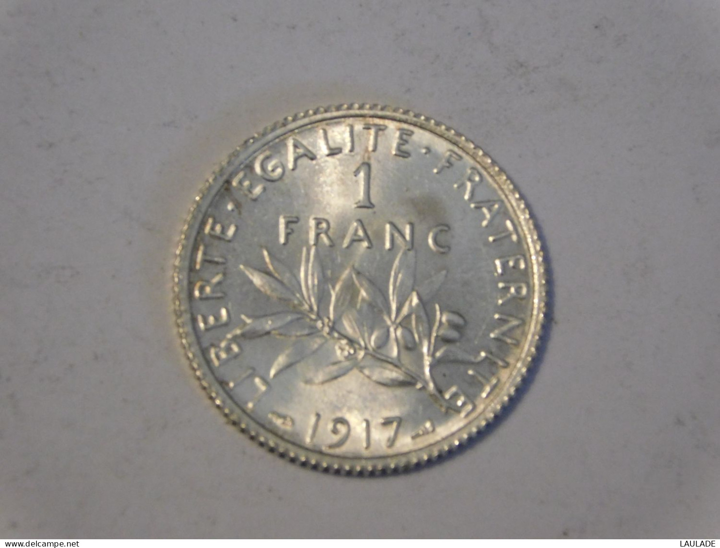 France 1 franc 1917 FDC Silver argent