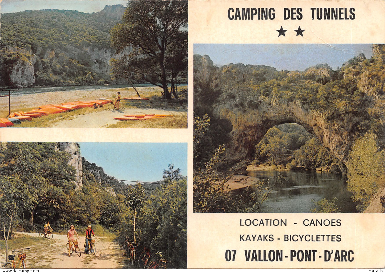 07-VALLON PONT D ARC-CAMPING DES TUNNELS-N 586-D/0279 - Vallon Pont D'Arc