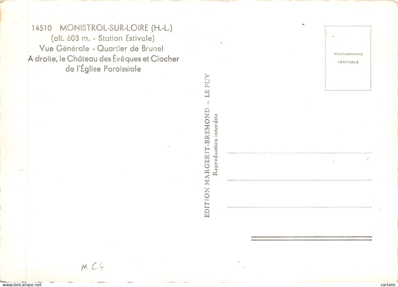 43-MONISTROL SUR LOIRE-N 600-D/0025 - Monistrol Sur Loire