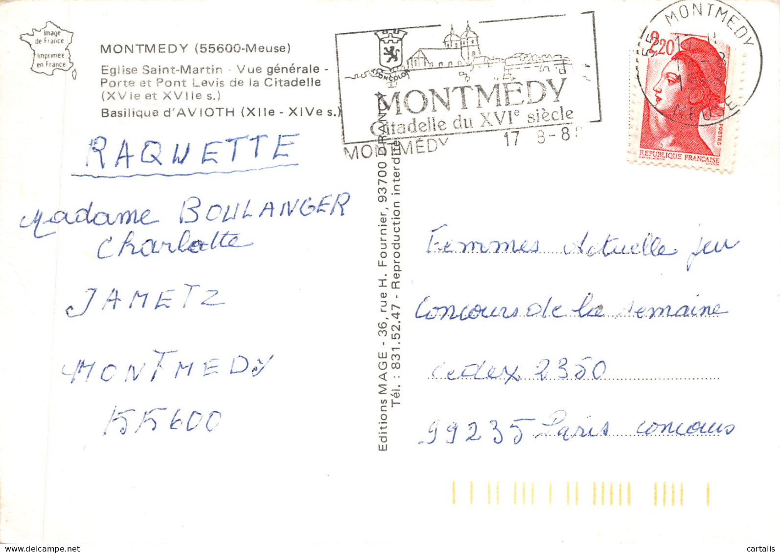 55-MONTMEDY-N 601-D/0135 - Montmedy