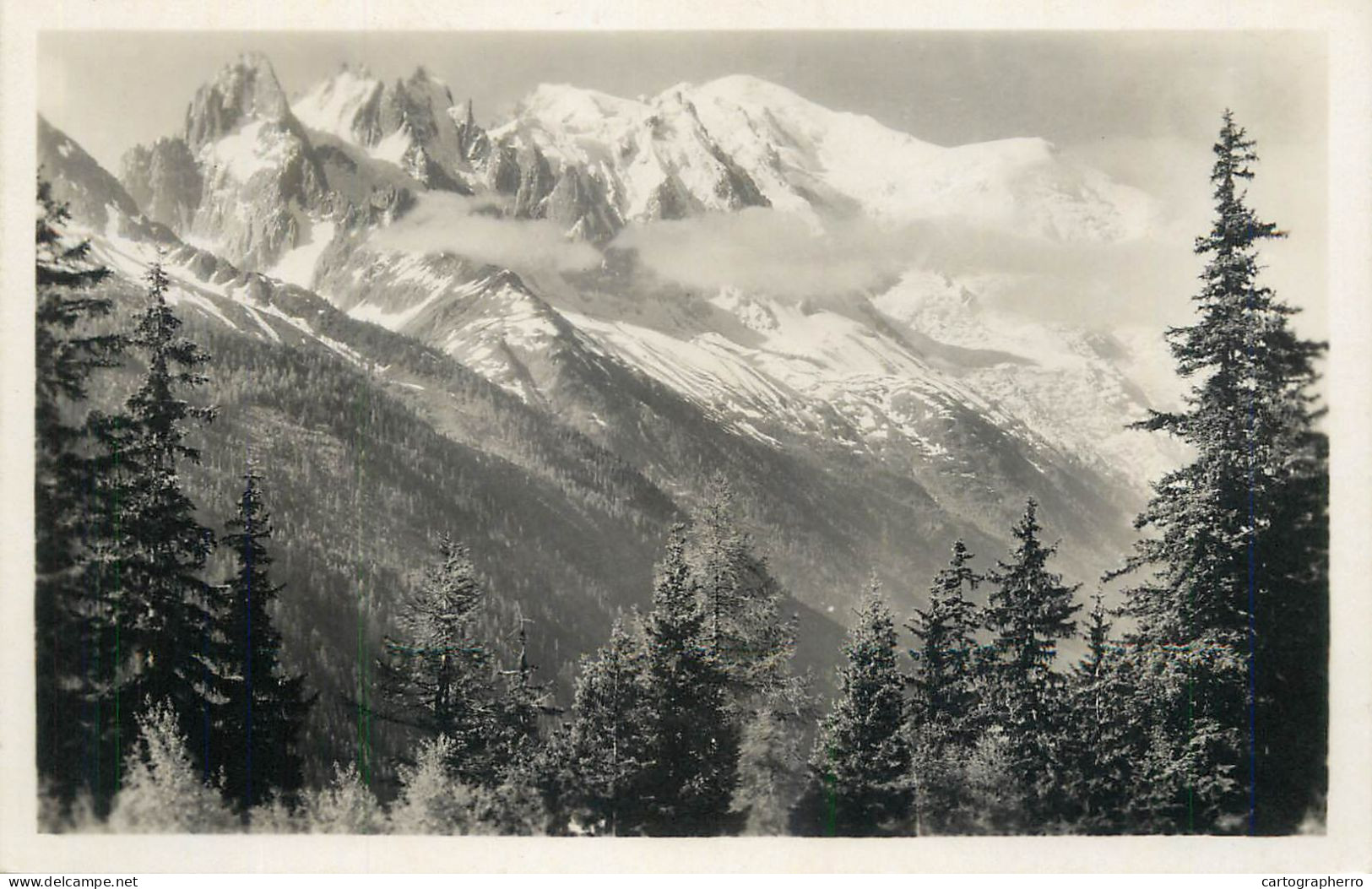 France Chaine du Mont Blanc vue de Coupeau