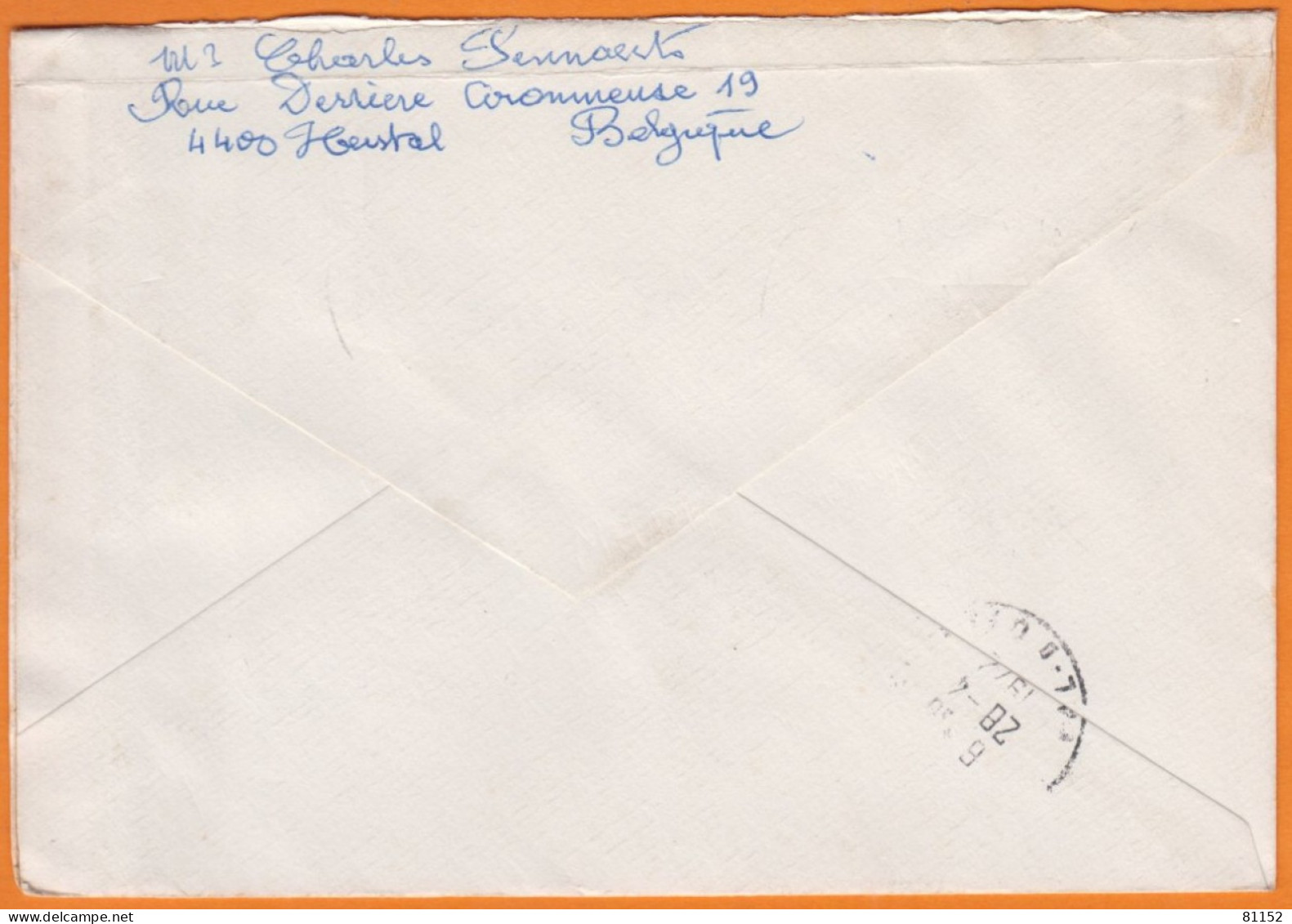 Belgique    Lettre Recommandée De HERSTAL  Avec3  Timbres 1972   Pour 95 PONTOISE - Lettres & Documents