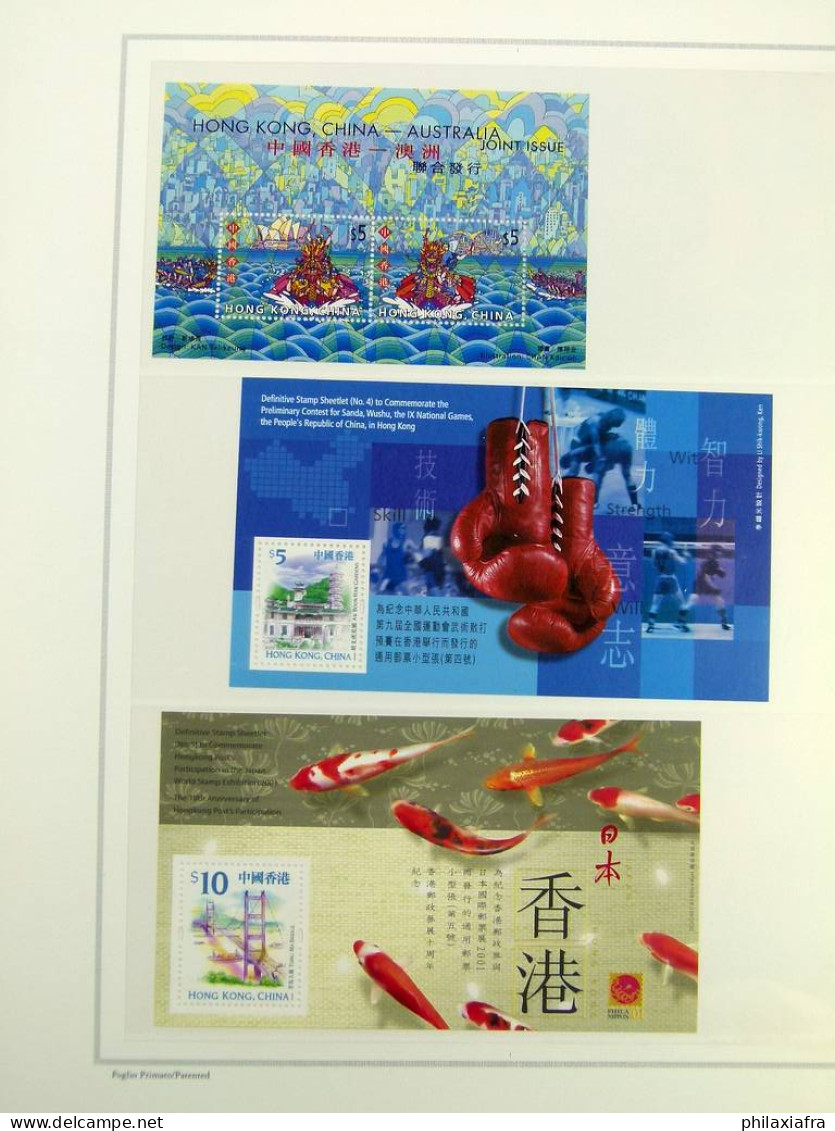Collection Hong Kong, Sur Album, Avec Feuillets Et Livrets** Neufs Sans Charniè - Colecciones & Series
