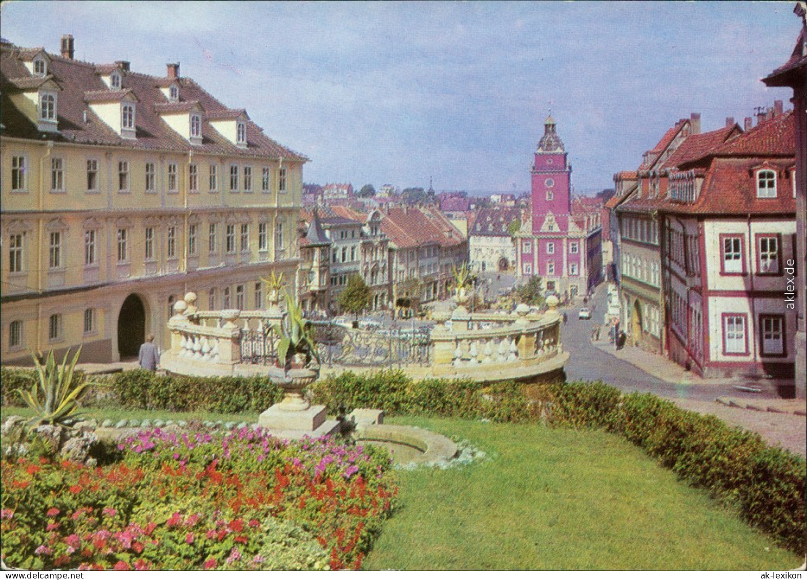 Ansichtskarte Gotha Wasserkunst, Hauptmarkt Und Rathaus 1970 - Gotha
