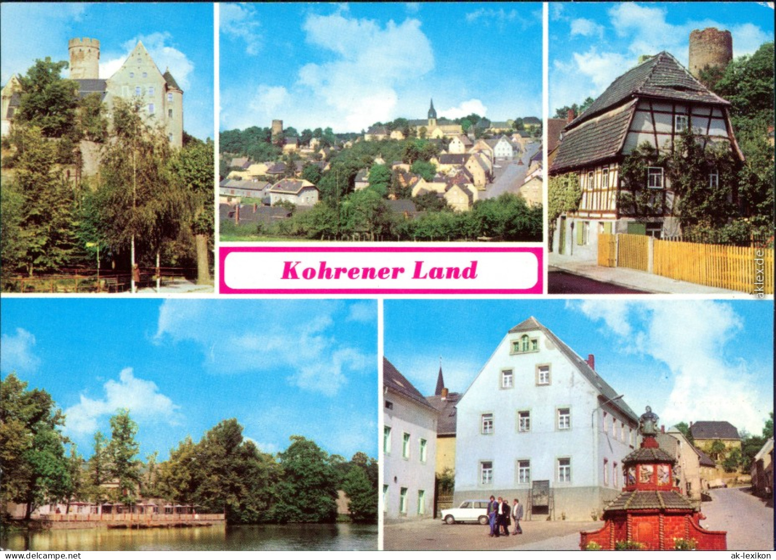 Kohren-Sahlis Kohrener Land: Burg,   Ruine Kohren, Gaststätte Und Bb 1979 - Kohren-Sahlis
