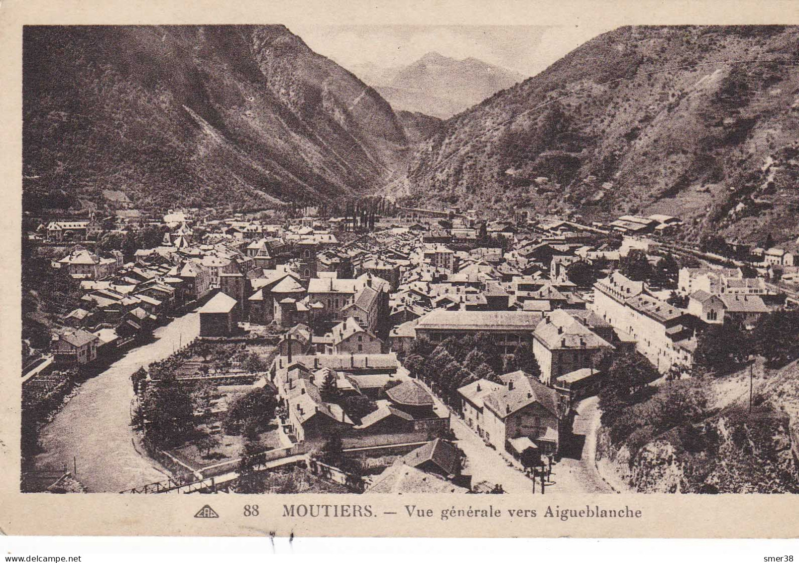 73 - Moutiers - Vue Générale Vers Aigueblanche - Moutiers