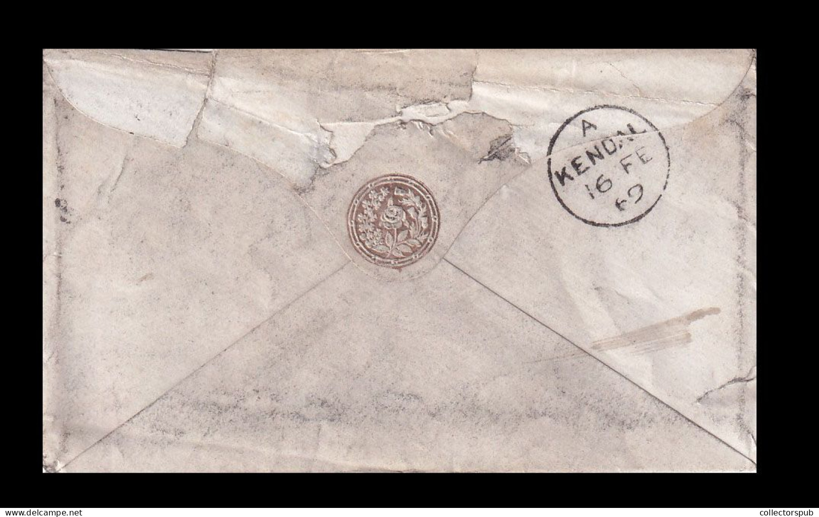 INDIA 1869. Old Cover - 1858-79 Crown Colony