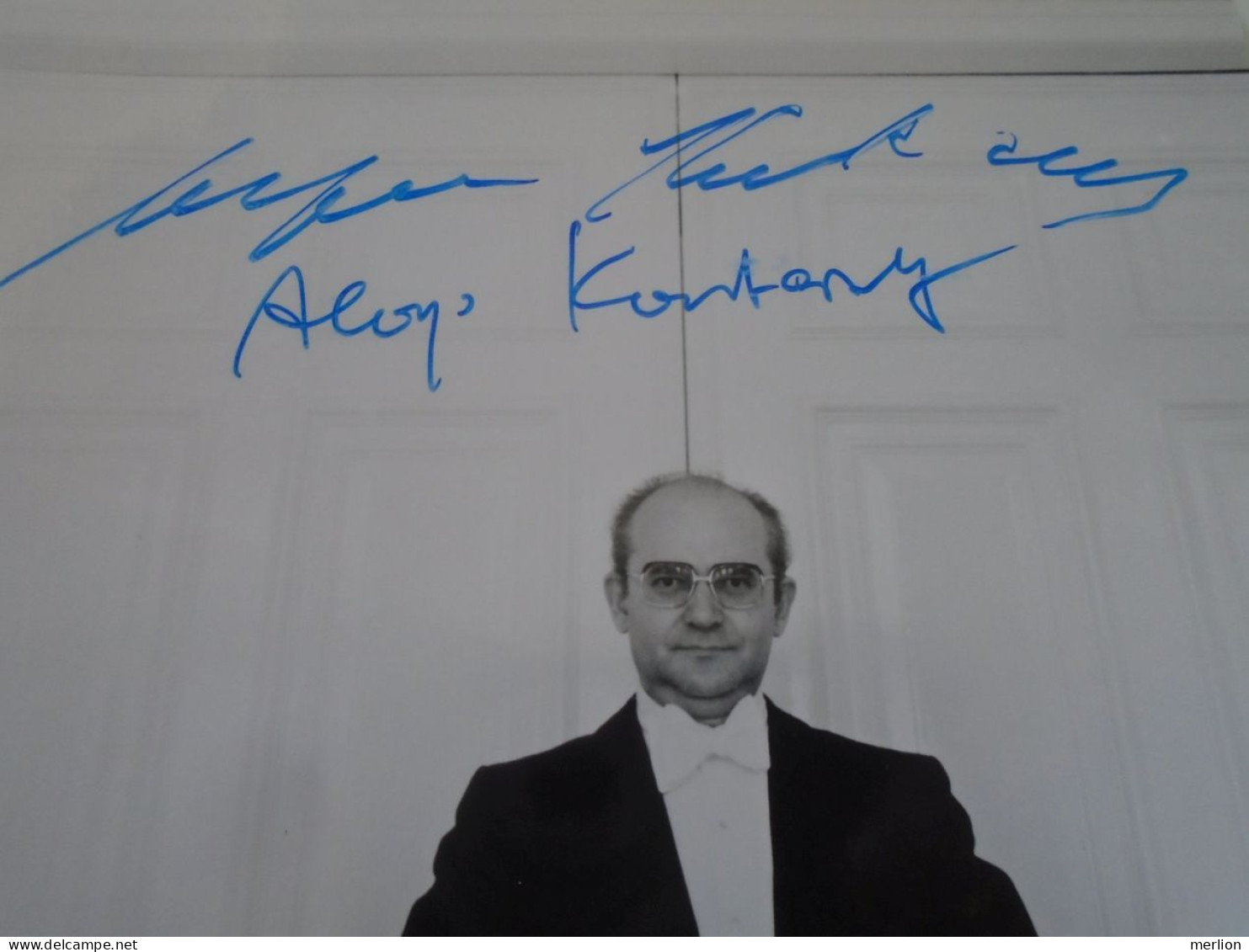 D203353  Signature -Autograph  -   Aloys And Alfons Kontarsky, German Duo-pianist Brothers  1981 - Zangers & Muzikanten