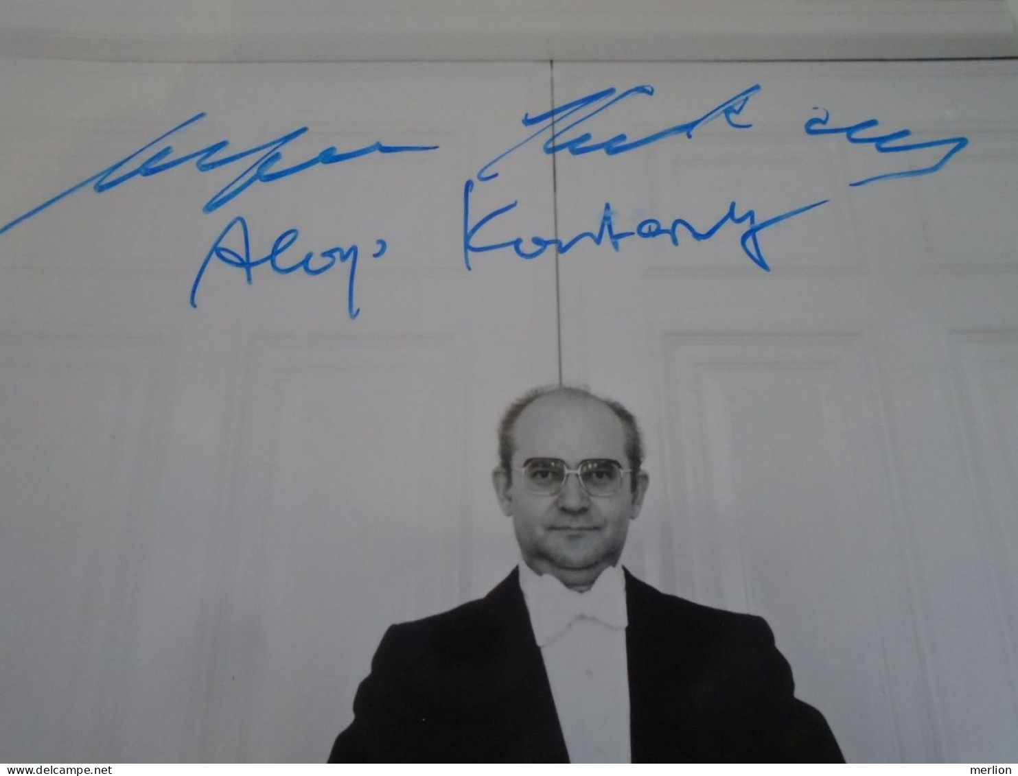 D203353  Signature -Autograph  -   Aloys And Alfons Kontarsky, German Duo-pianist Brothers  1981 - Cantanti E Musicisti