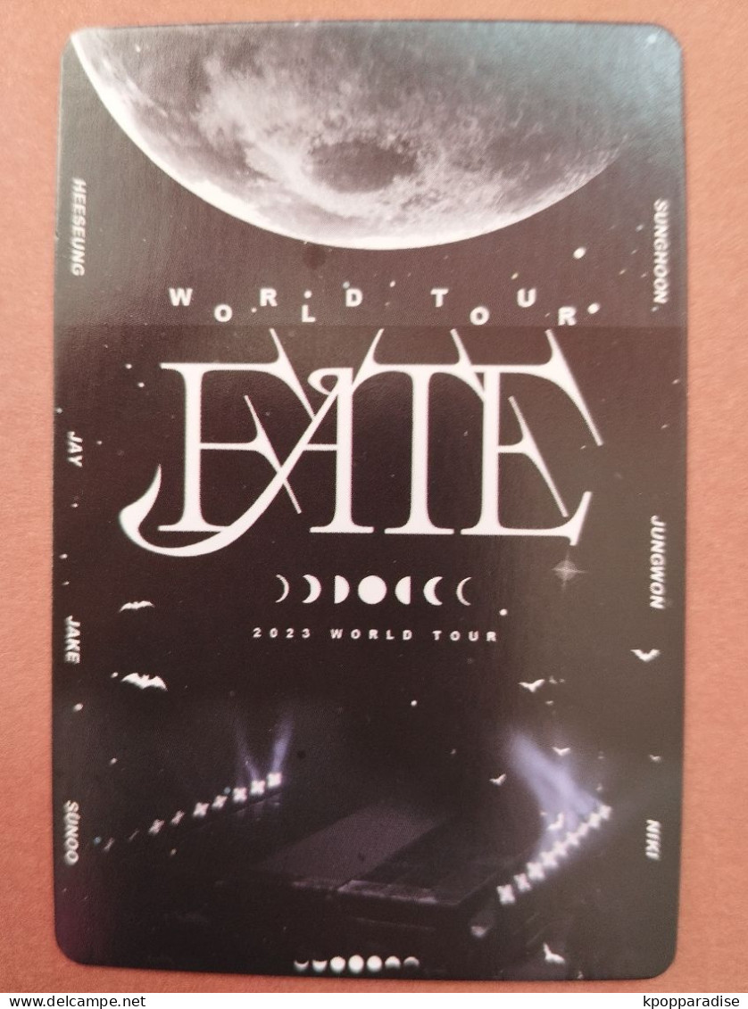 Photocard K POP Au Choix  ENHYPEN 2023 World Tour Fate Jake - Autres & Non Classés