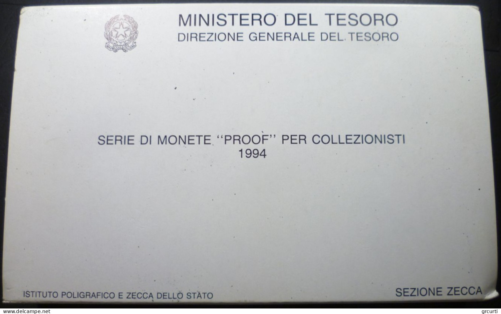 Italia - Serie Zecca Proof 1994 - 11 valori - KM# PS11 - Gig# S.21/P