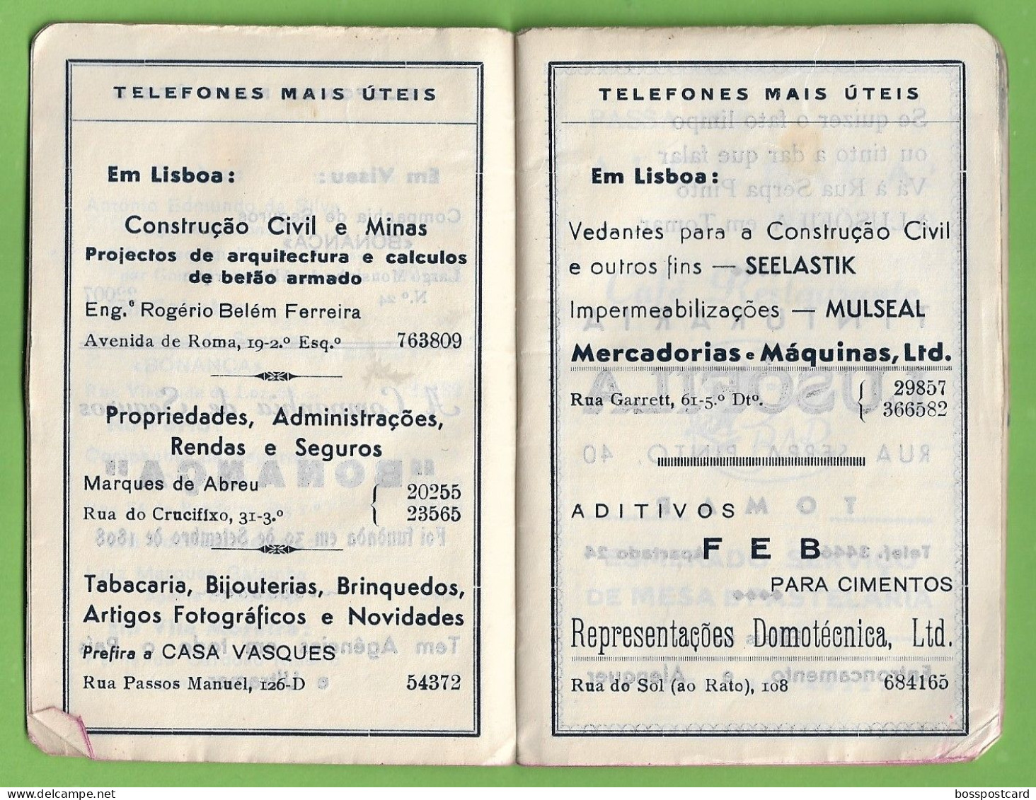 Lisboa - Calendário De 1801 A 1980 Da Companhia De Seguros Bonança - Portugal - Big : ...-1900