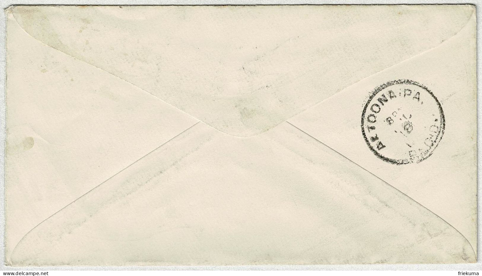 USA 1890, Ganzsachen-Brief Hollidaysburgh - Altoona - ...-1900