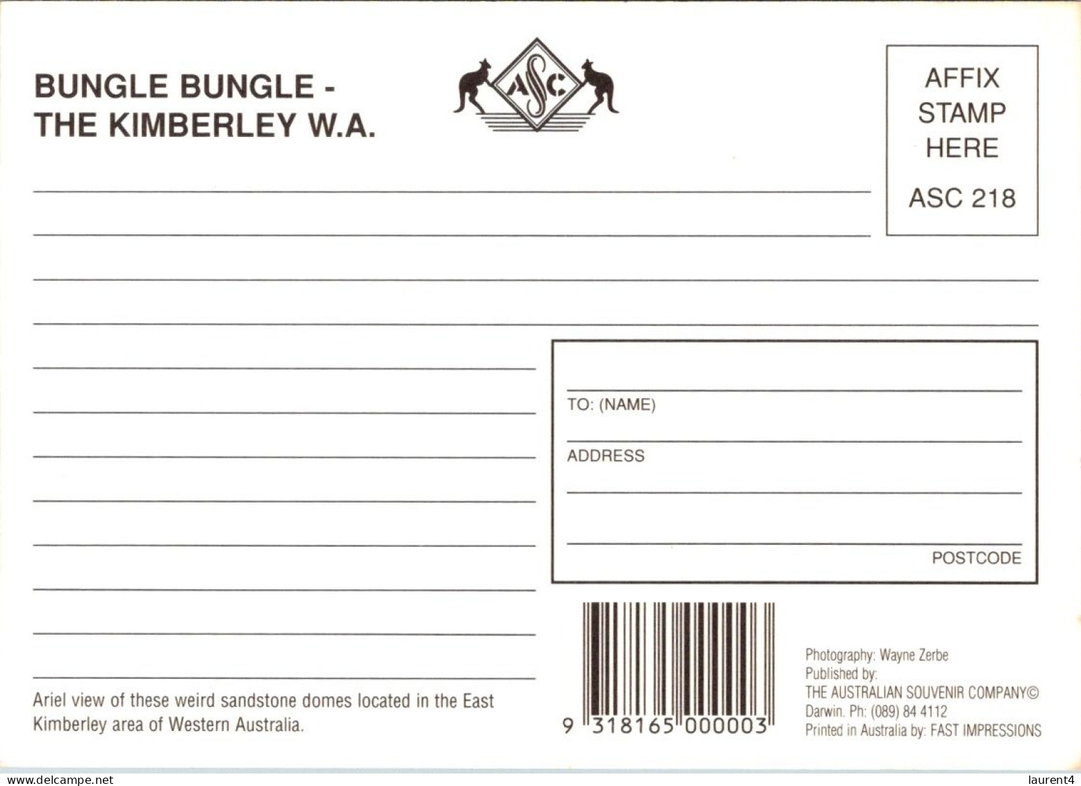 22-5-2024 (5 Z 48) Australia - WA  Bungle Bungle - Other & Unclassified