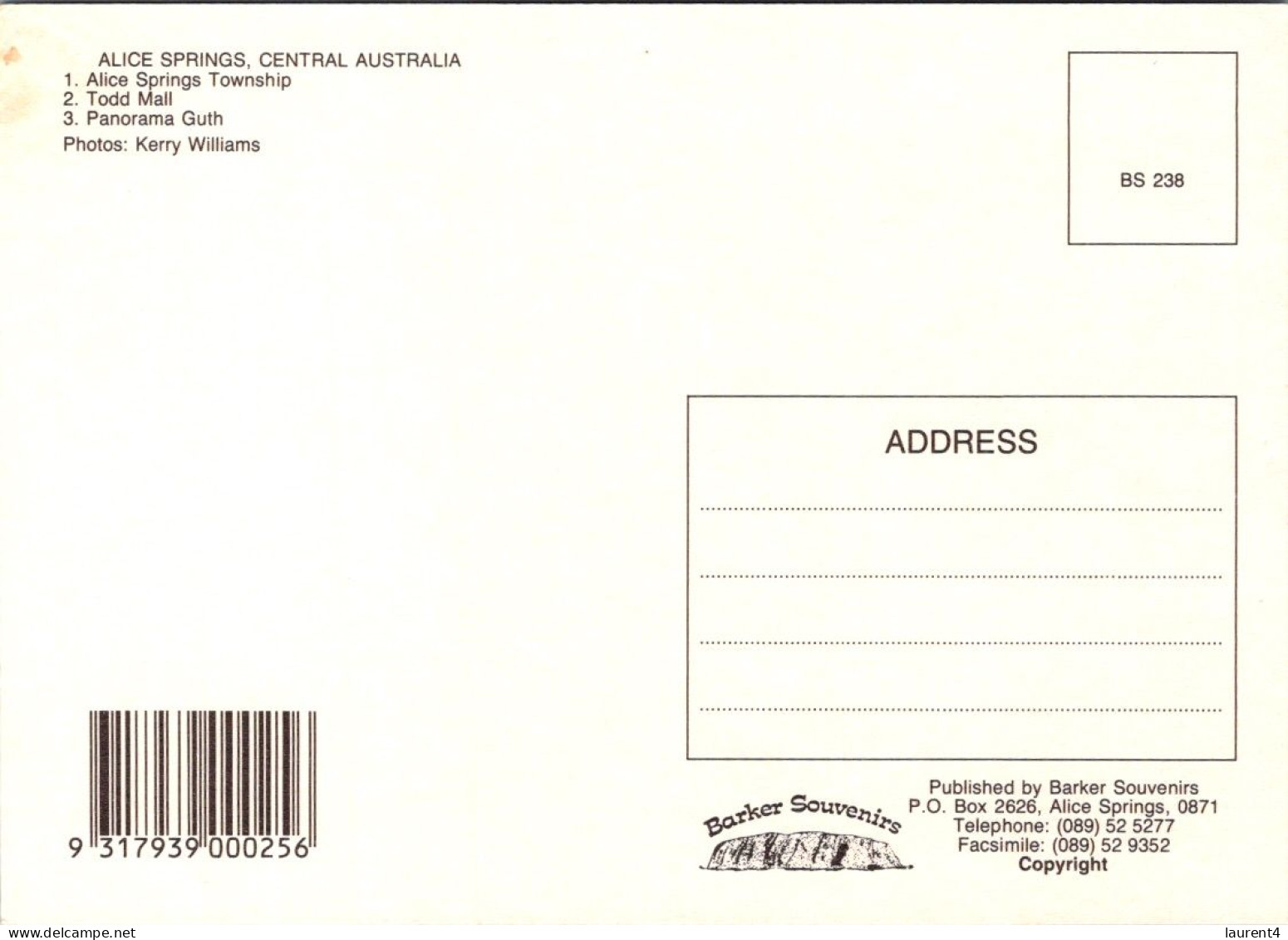 22-5-2024 (5 Z 48) Australia - NT - Alice Springs (3 Postcards) - Alice Springs