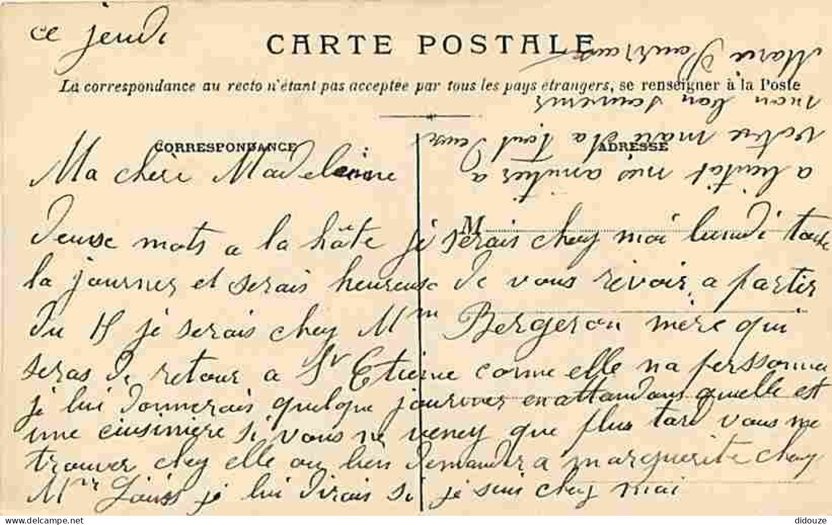 42 - Le Chambon - Château De Bergognon - Animée - CPA - Voir Scans Recto-Verso - Le Chambon Feugerolles