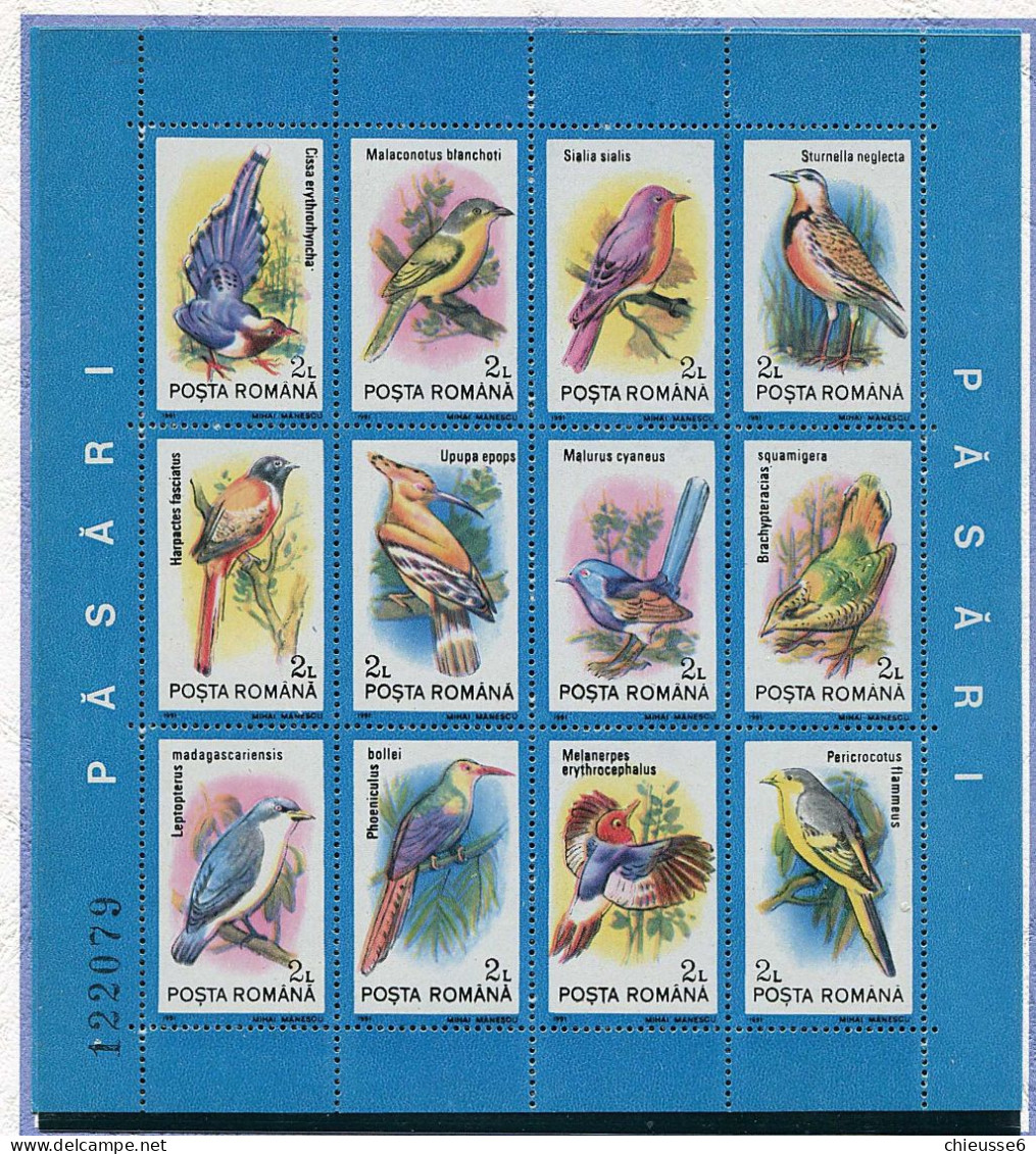 Roumanie ** Blocs 211/212 - Oiseaux - Nuovi