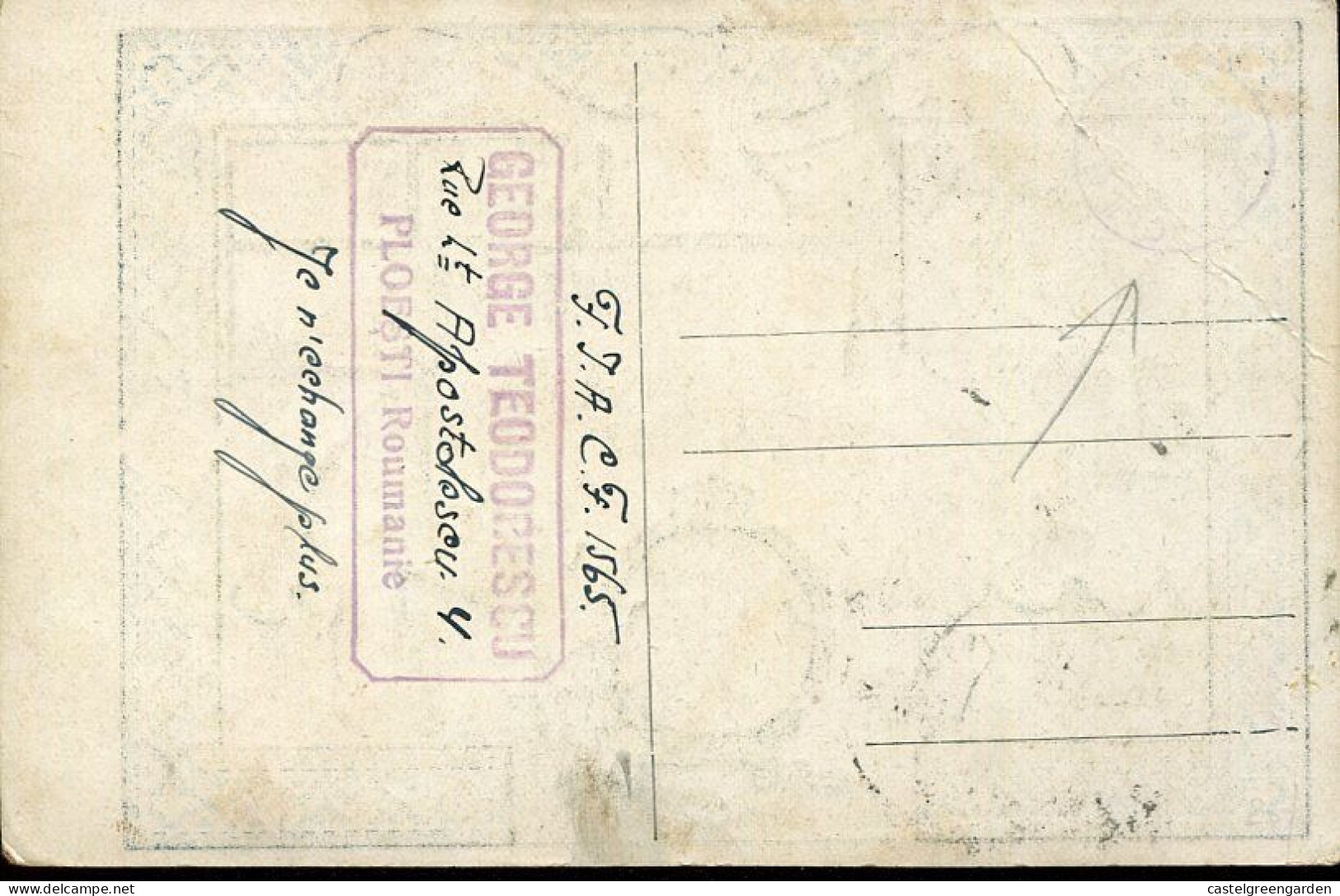 X0632 Romania, Maximum Ploesti 17.IAN.1922, The King Ferdinand I. - Lettres & Documents