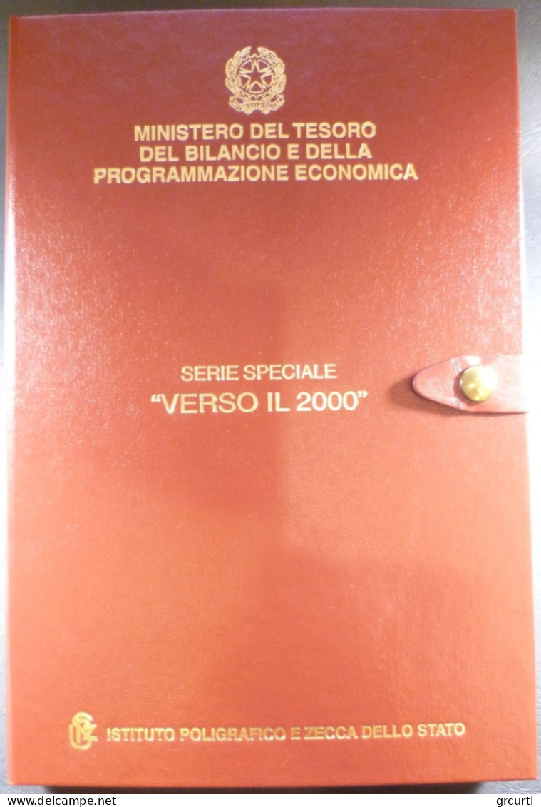 Italia - 2 x 2.000+5.000+10.000 Lire - Verso il 2000 - Serie completa - KM# 195-196-197-198-208-209 - Gig# 476-478-482