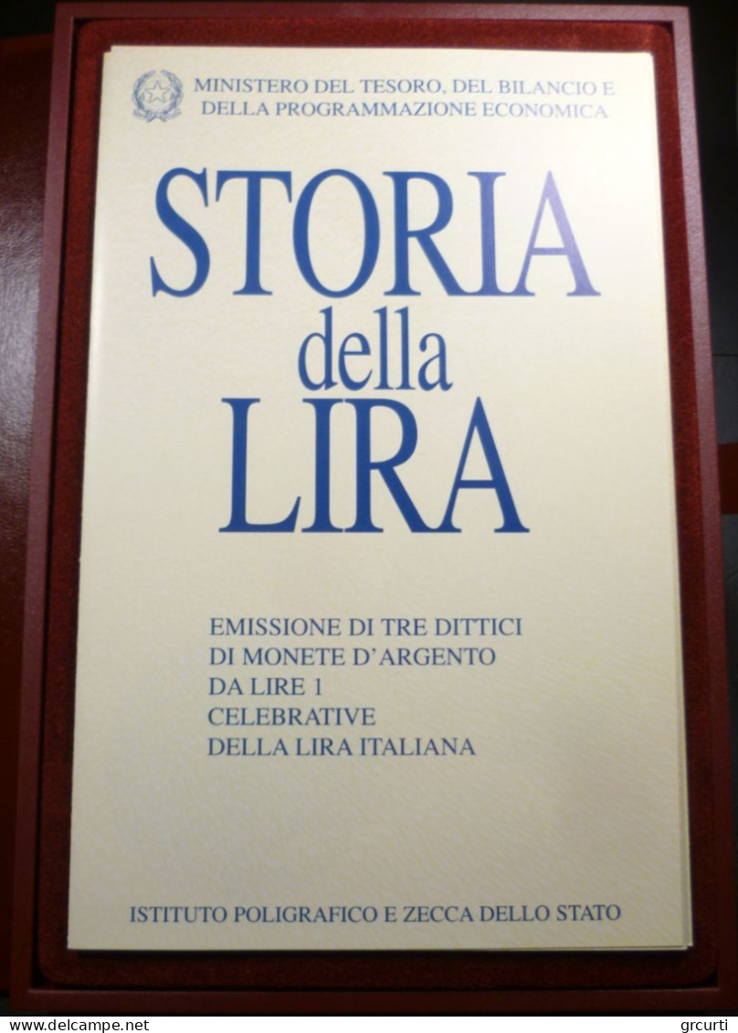 Italia - 6 x 1 Lira - Storia della Lira - Serie completa - KM# 204-205-206-207-219-220 - Gig# 481-483-485