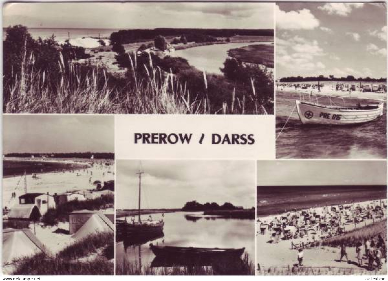 Ansichtskarte Prerow Mehrbild 1972 - Seebad Prerow