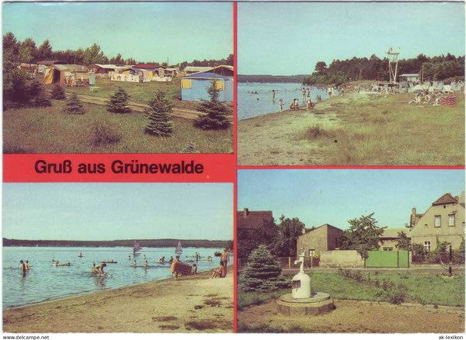 Ansichtskarte Grünewalde-Lauchhammer Gruß Aus... 1988 - Lauchhammer