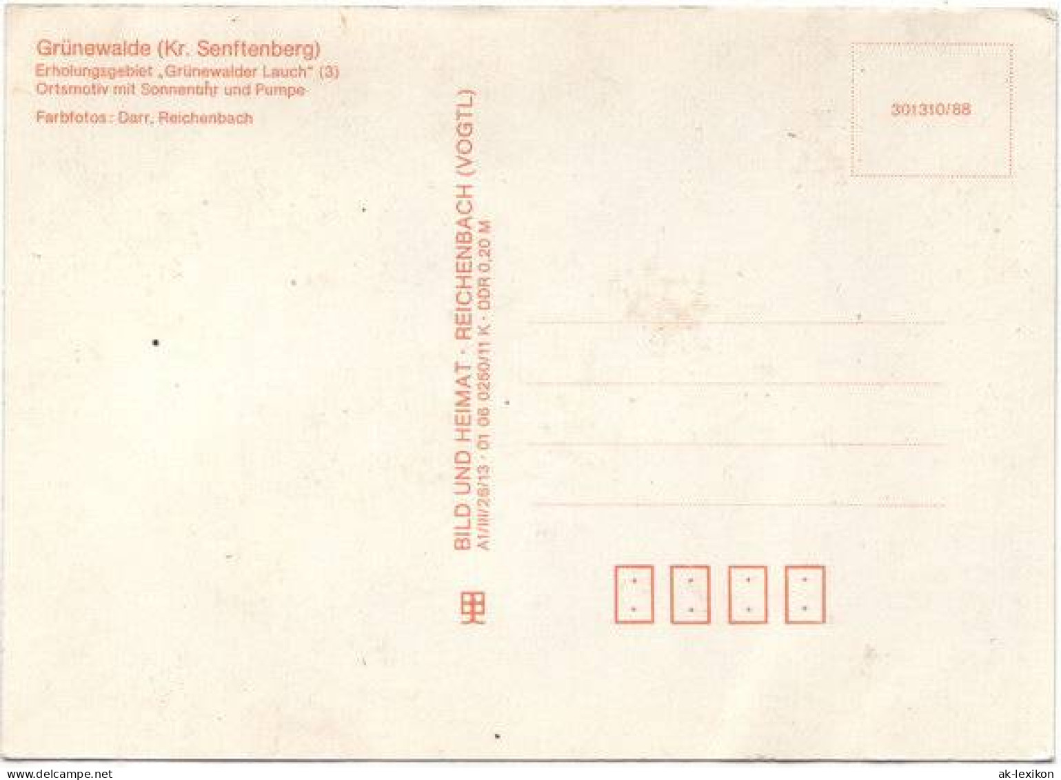 Ansichtskarte Grünewalde-Lauchhammer Gruß Aus... 1988 - Lauchhammer