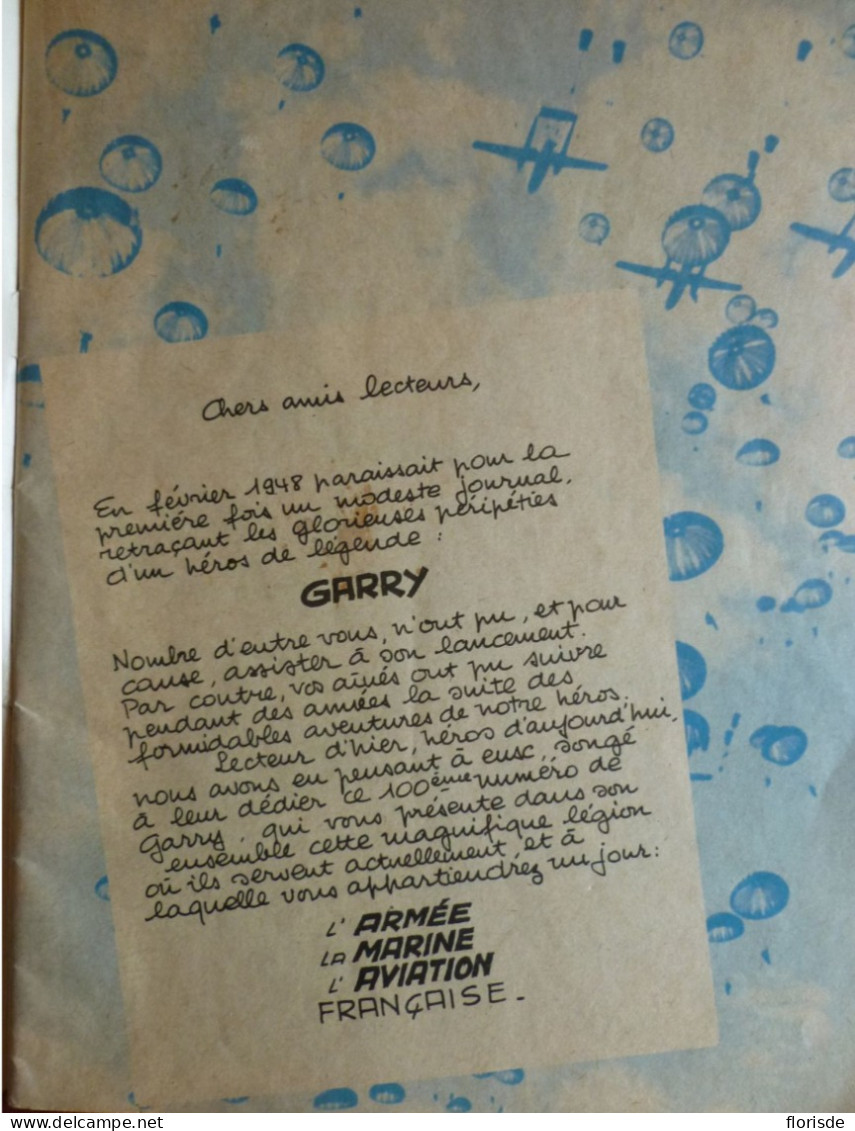 GARRY Spécial. N° 100: Garry Présente L' Armée Française - Altri & Non Classificati