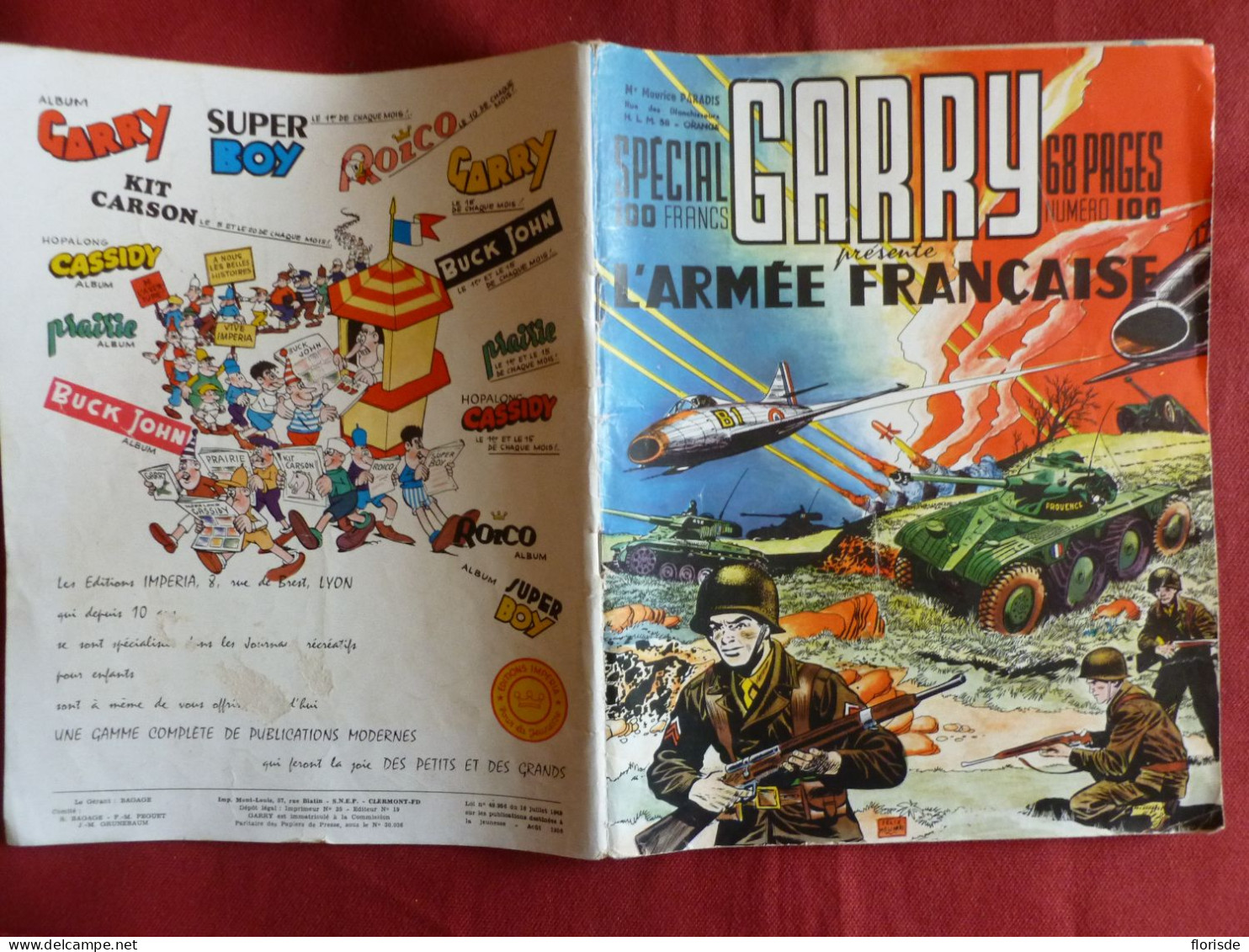 GARRY spécial. N° 100: Garry présente l' Armée Française