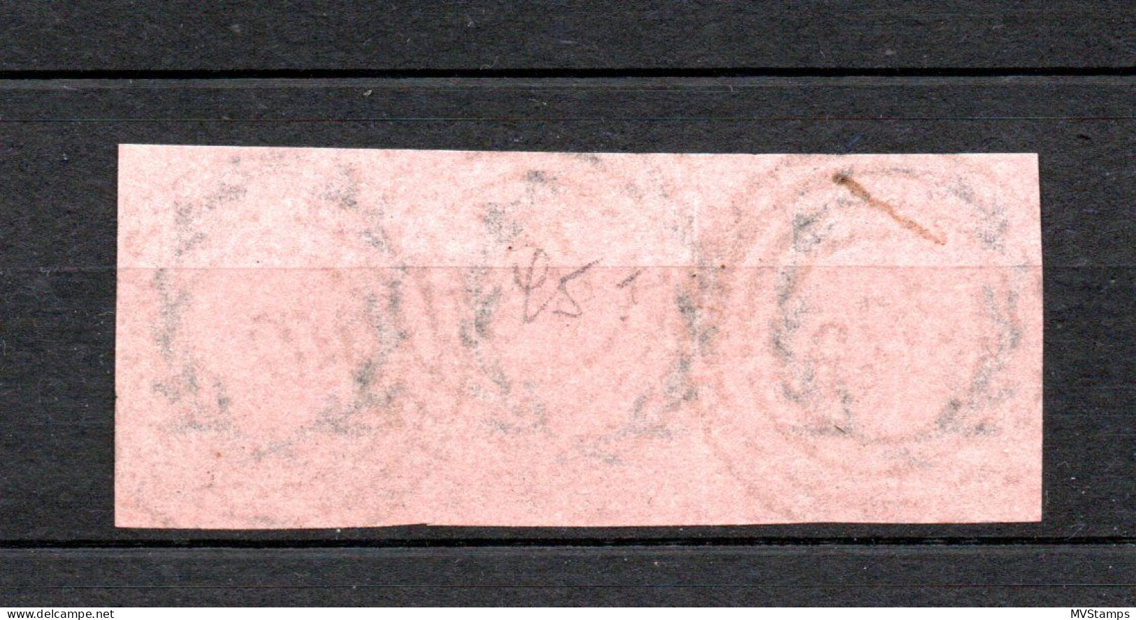 Preussen 1850 Freimarke 2 In Dreierestreifen Gebraucht Nr.St 103 Berlin - Mint