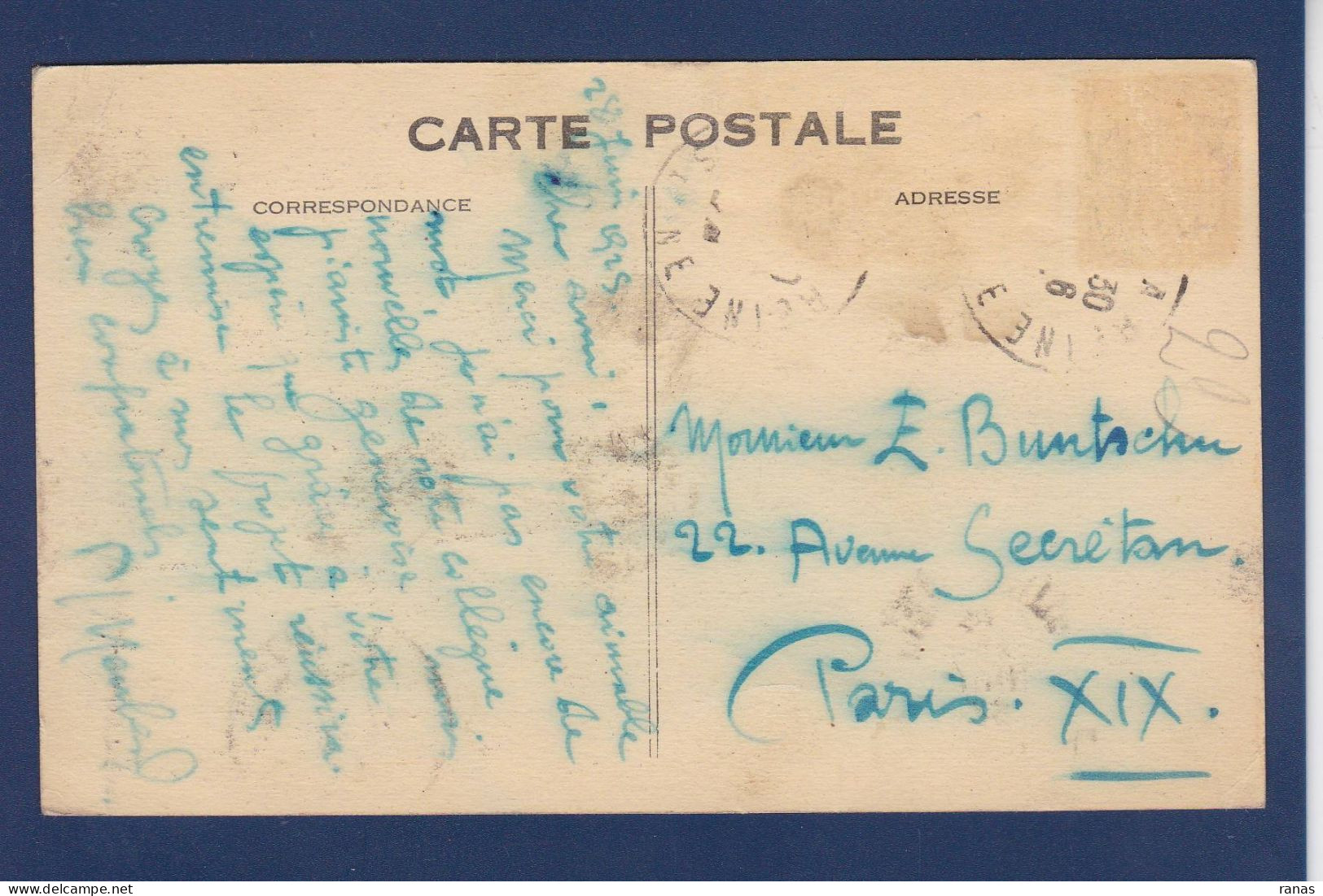 CPA Autographe Musique Paul Louis Neuberth  Double Signature écrite Par Lui Voir Dos - Singers & Musicians