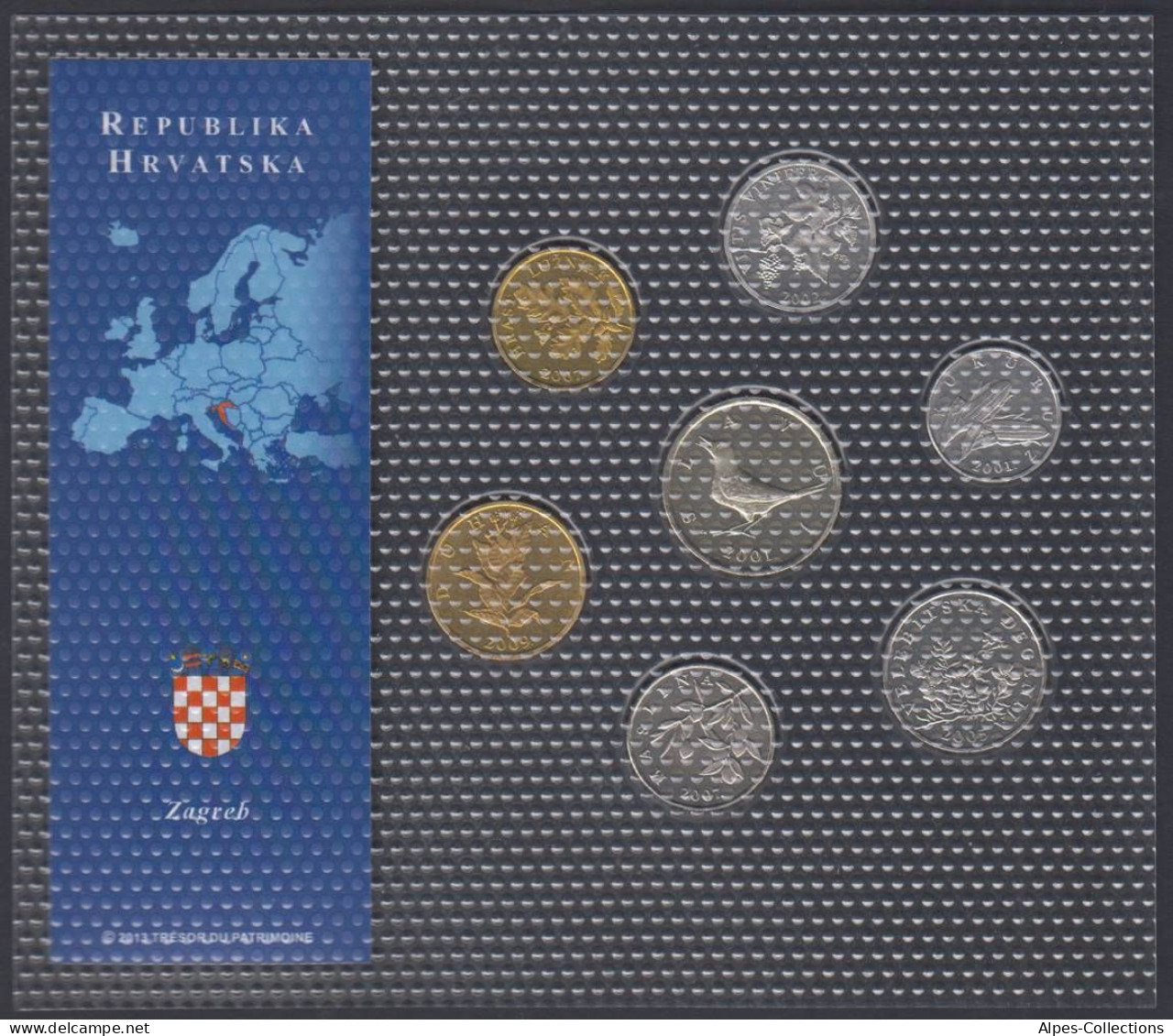 HRVX01 - CROATIE - DERNIERES MONNAIES EN EUROPE - 1 Lipa à 1 Kuna - Kroatien