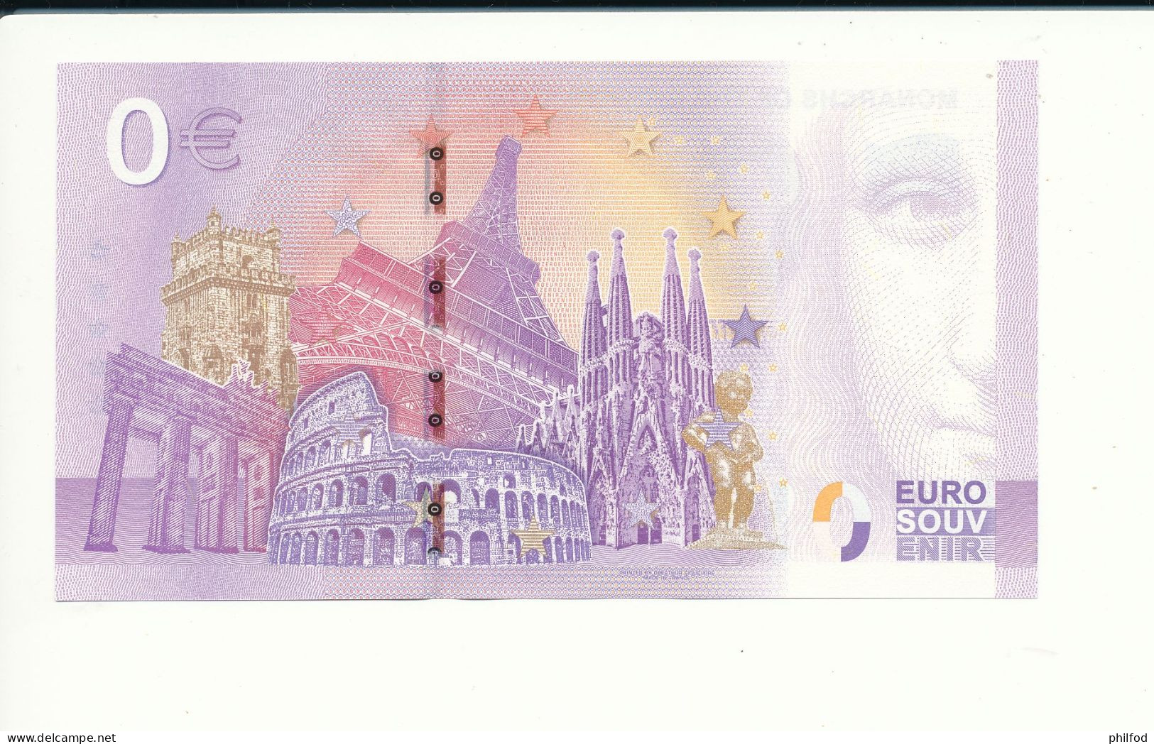 Billet Touristique 0 Euro - MONARCHS OF THE NETHERLANDS - PEAS - 2020-11 -  n° 3913 - Autres & Non Classés