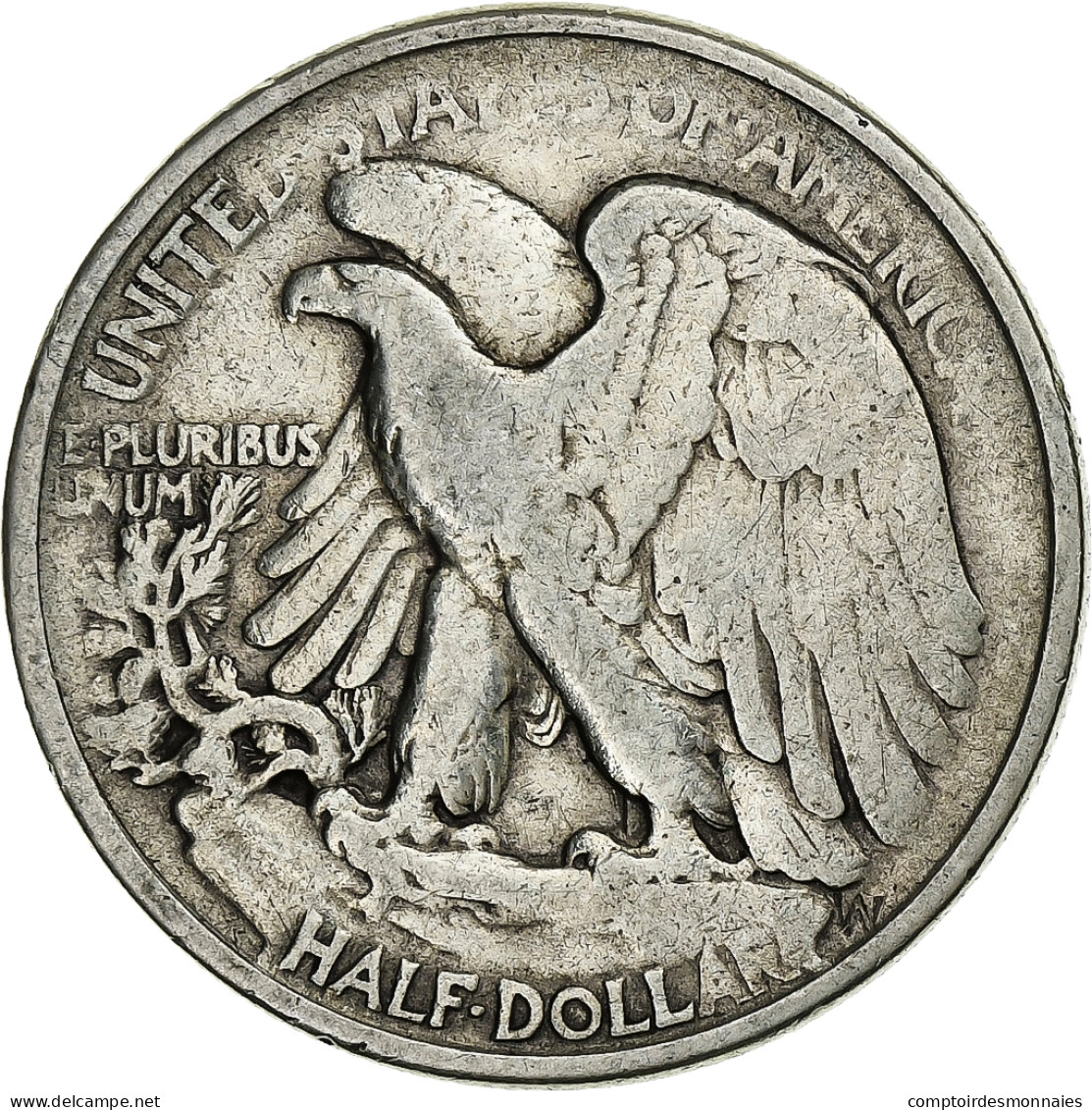 États-Unis, Walking Liberty Half Dollar, 1942, U.S. Mint, Argent, TB, KM:142 - 1916-1947: Liberty Walking (Libertà Che Cammina)