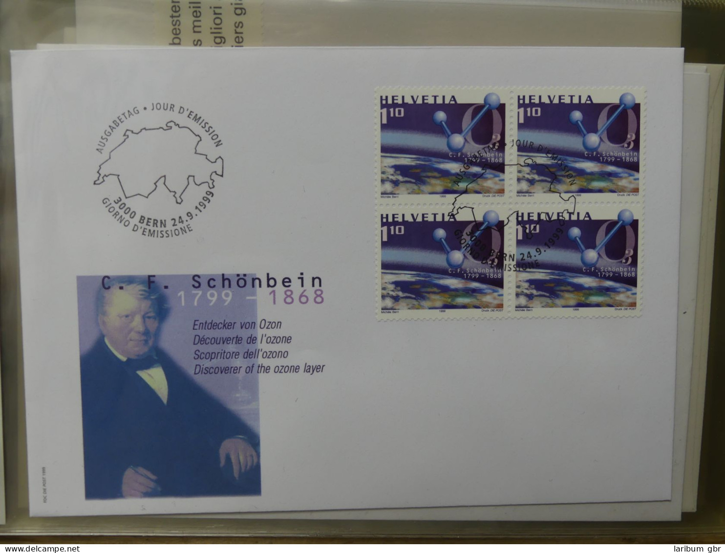 Schweiz Sammlung ab 1997 nur FDC Ersttagsbriefe einzeln und Viererblocks #LW849