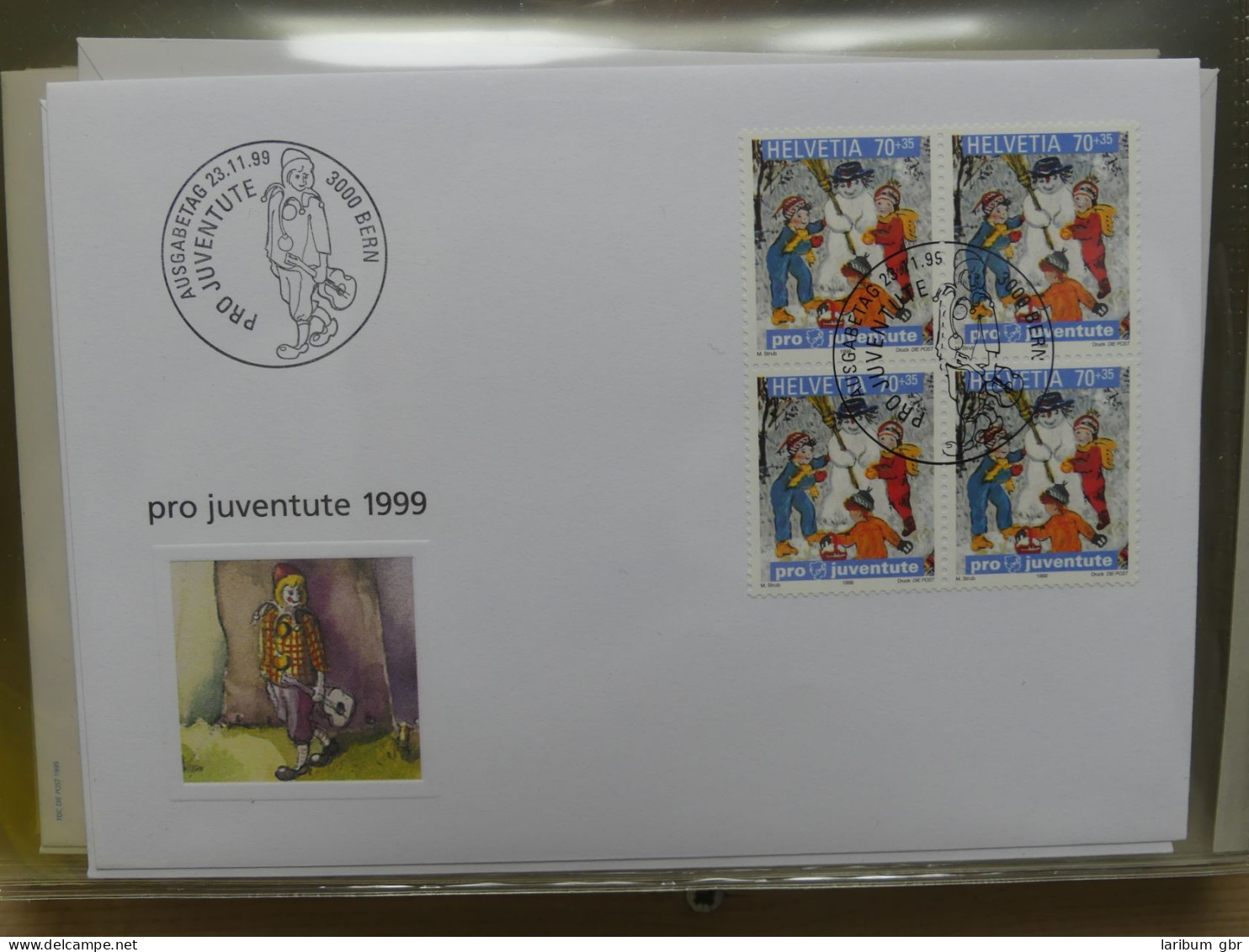 Schweiz Sammlung ab 1997 nur FDC Ersttagsbriefe einzeln und Viererblocks #LW849