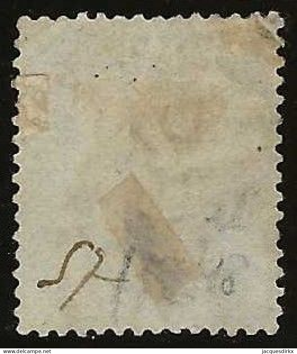 Great  Britain     .   Yvert   57 (2 Scans)  .   1875    .    Orb    .  O      .     Cancelled - Gebruikt