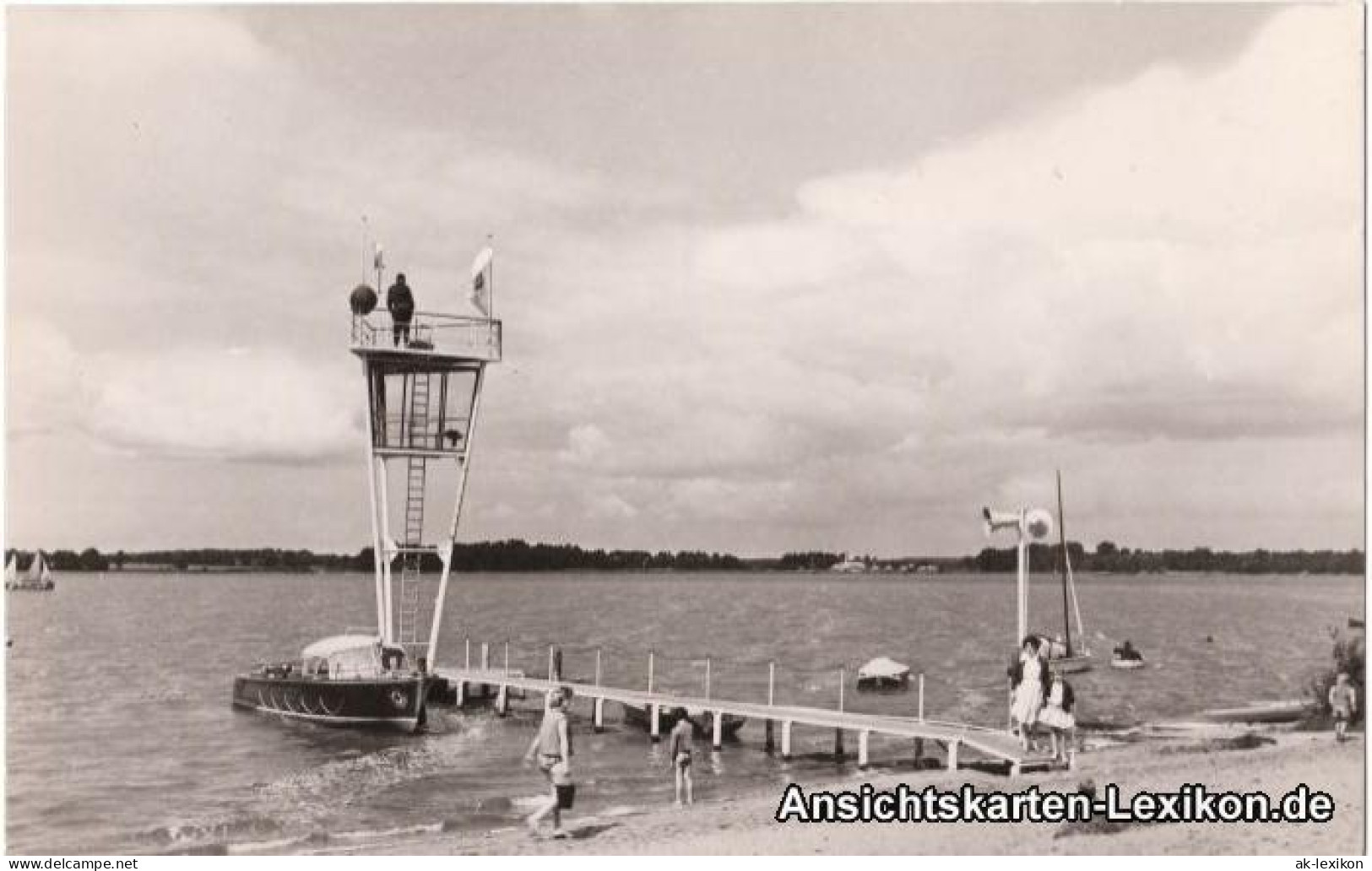 Ansichtskarte Goyatz-Schwielochsee Goyatz&#47;Schwielochsee - Strandbad 1961 - Goyatz