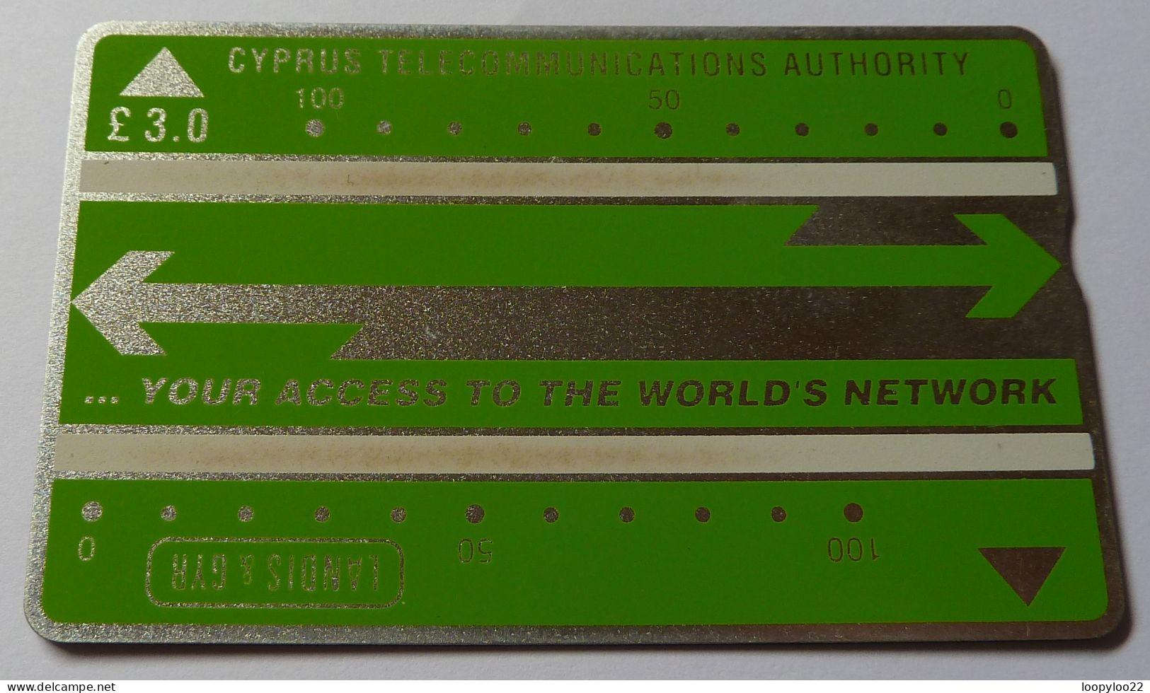 CYPRUS - Landis & Gyr - Specimen - Unique Design For Cyprus - Your Access To The World's Network - RRR - Chipre