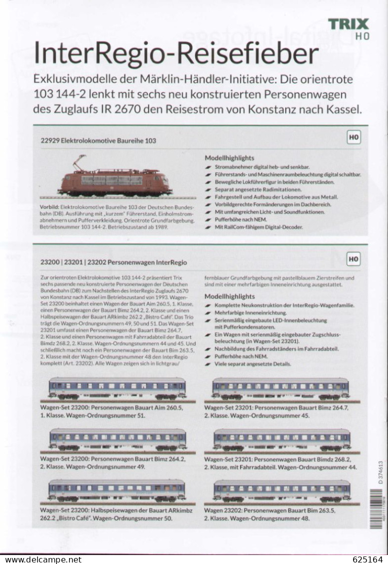 Catalogue TRIX CLUB NEWS 2023 02 - DAS MAGAZINE - Faszination HO: Aktuelle Techniktrends - Deutsch