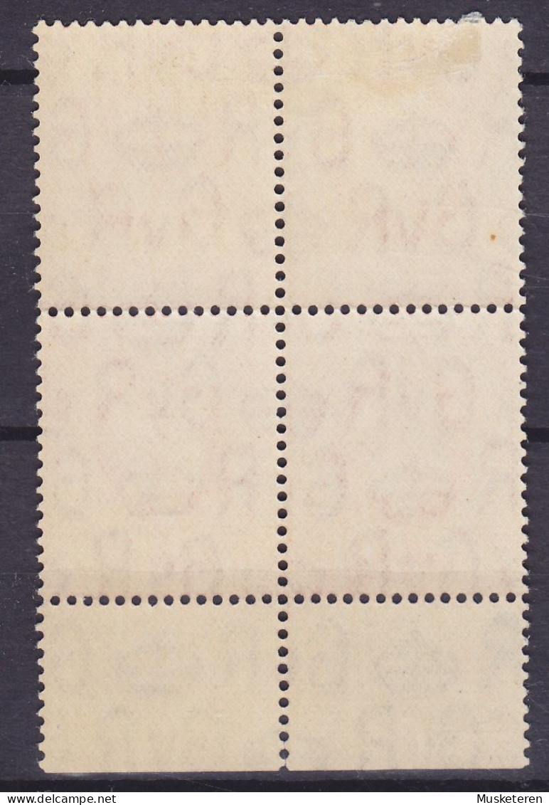 Great Britain 1934 Mi. 176 X, ½ Pence King George V., 4-Block W. Bottom Margin, MNH**/MH* (2 Scans) - Ungebraucht